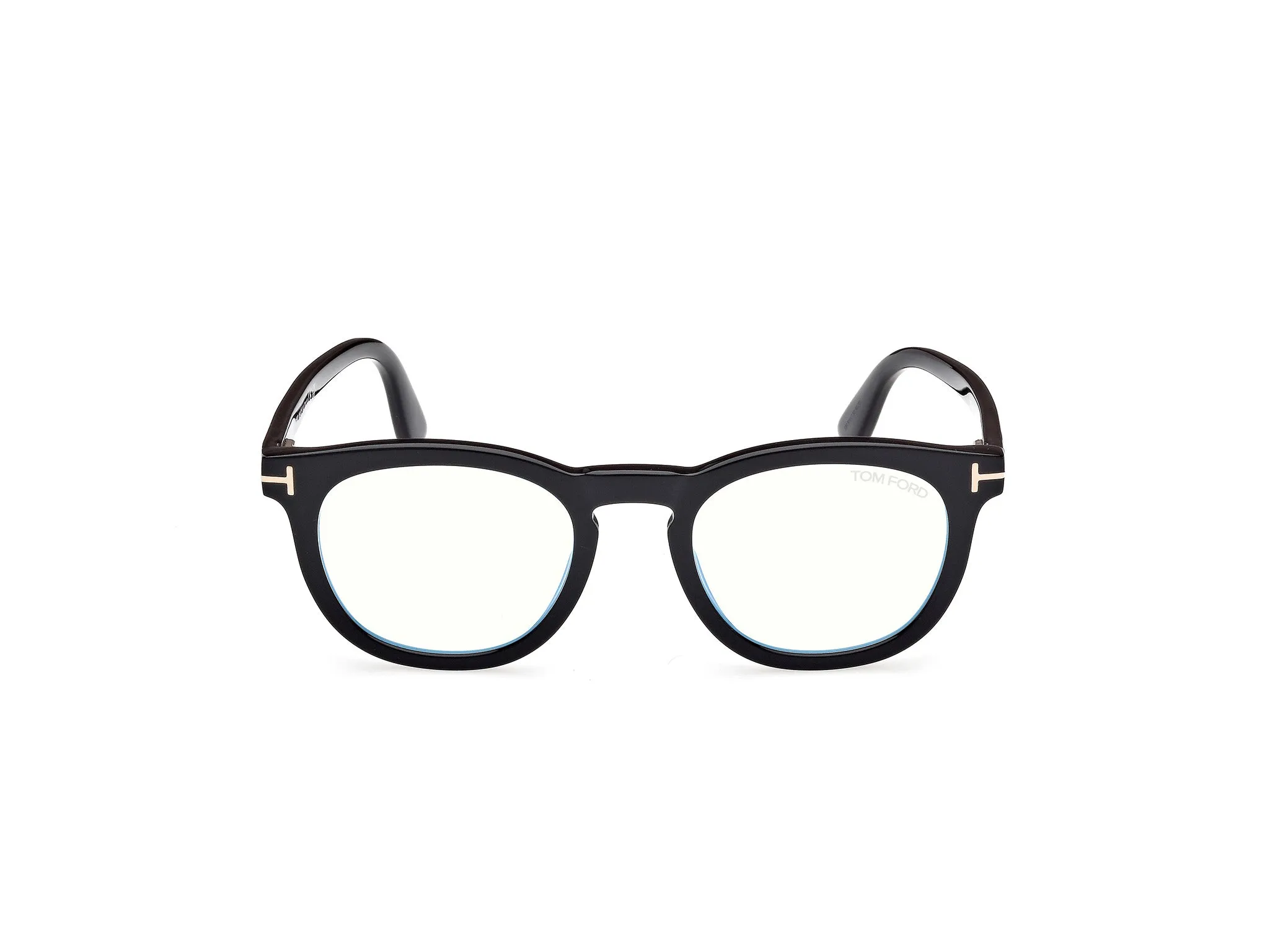 TOM FORD FT5993-B 1 Montature da vista Acetato Nero Rotonda Normale - immagine 2