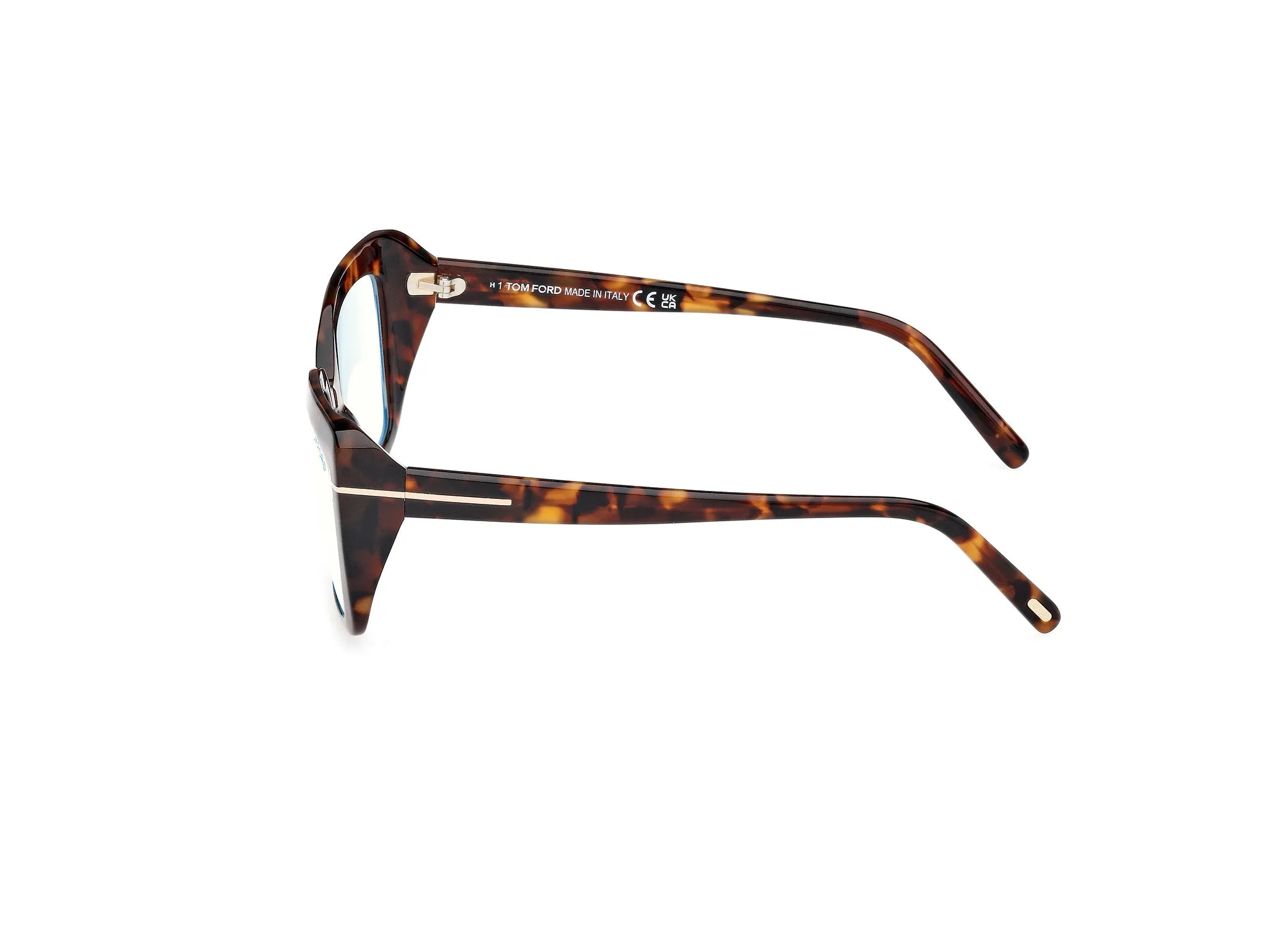 TOM FORD FT5991-B 52 Montature da vista Acetato Havana Squadrata Normale - immagine 3
