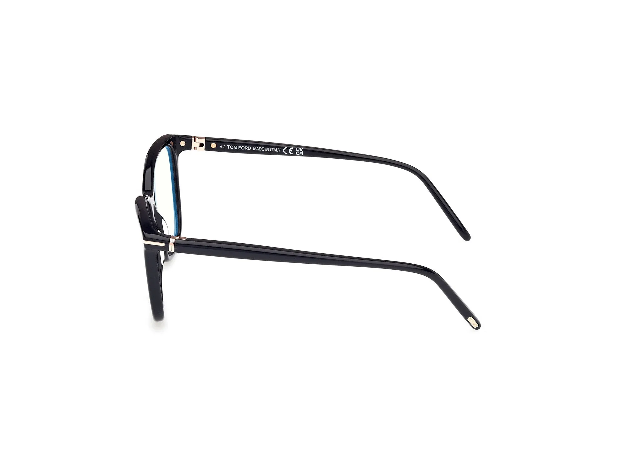 TOM FORD FT5989-B 001 Montature da vista Acetato Nero Squadrata Normale - immagine 3