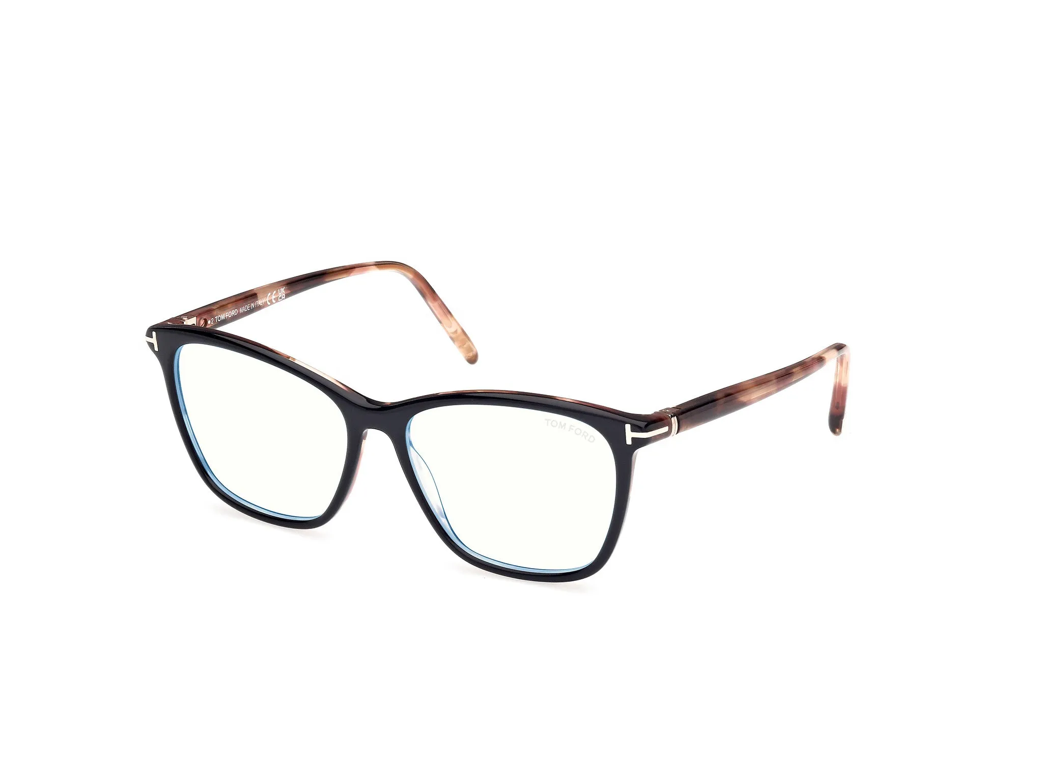 TOM FORD FT5989-B 5 Montature da vista Acetato Nero Squadrata Normale - immagine 1