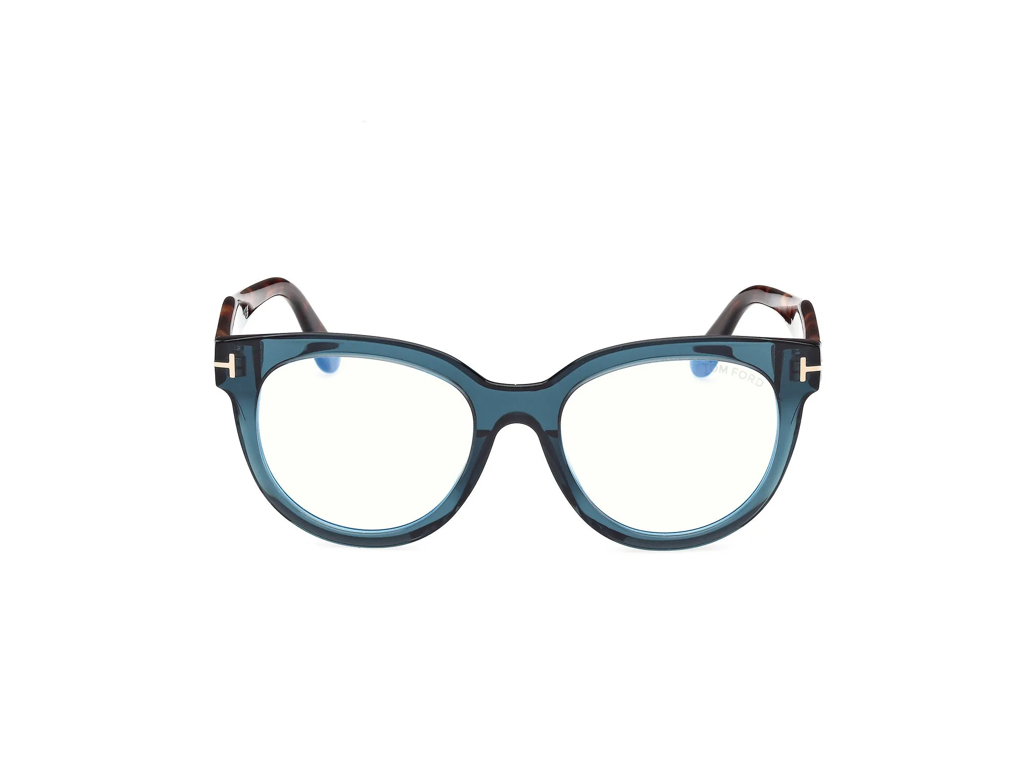 TOM FORD FT5987-B 92 Montature da vista Acetato Blu Farfalla Normale - immagine 2