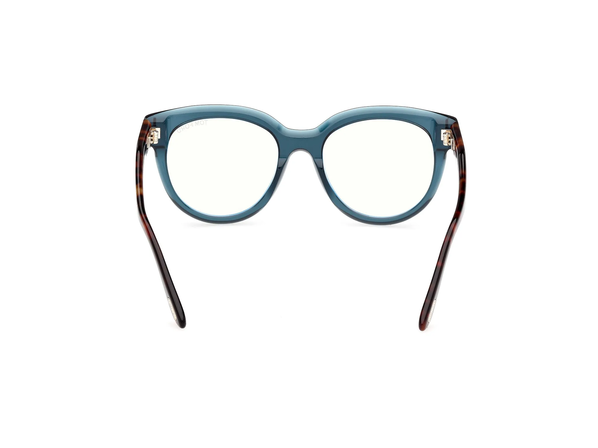 TOM FORD FT5987-B 92 Montature da vista Acetato Blu Farfalla Normale - immagine 4