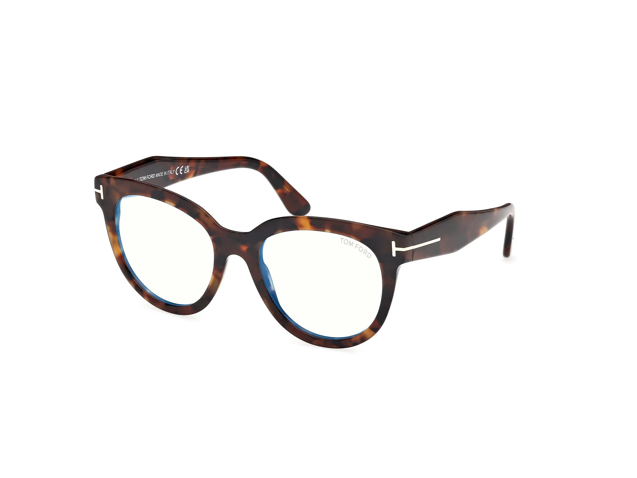 TOM FORD FT5987-B 52 Montature da vista Acetato Havana Farfalla Normale - immagine 1