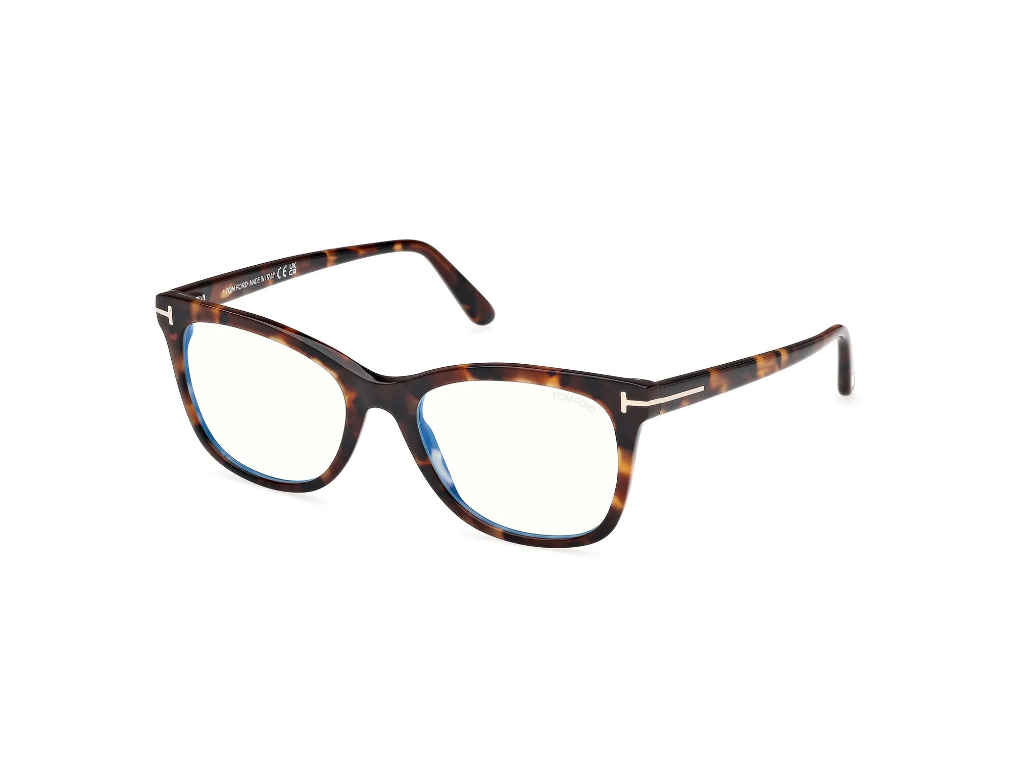 TOM FORD FT5986-B 52 Montature da vista Acetato Havana Squadrata Normale - immagine 1