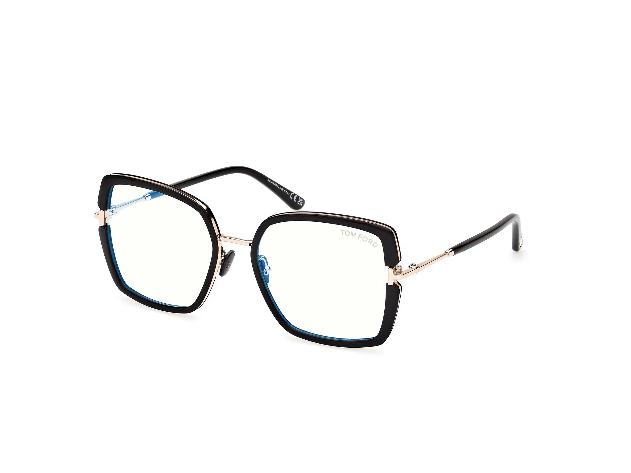 TOM FORD FT5985-B 1 Montature da vista Iniettato Nero Squadrata Normale - immagine 1