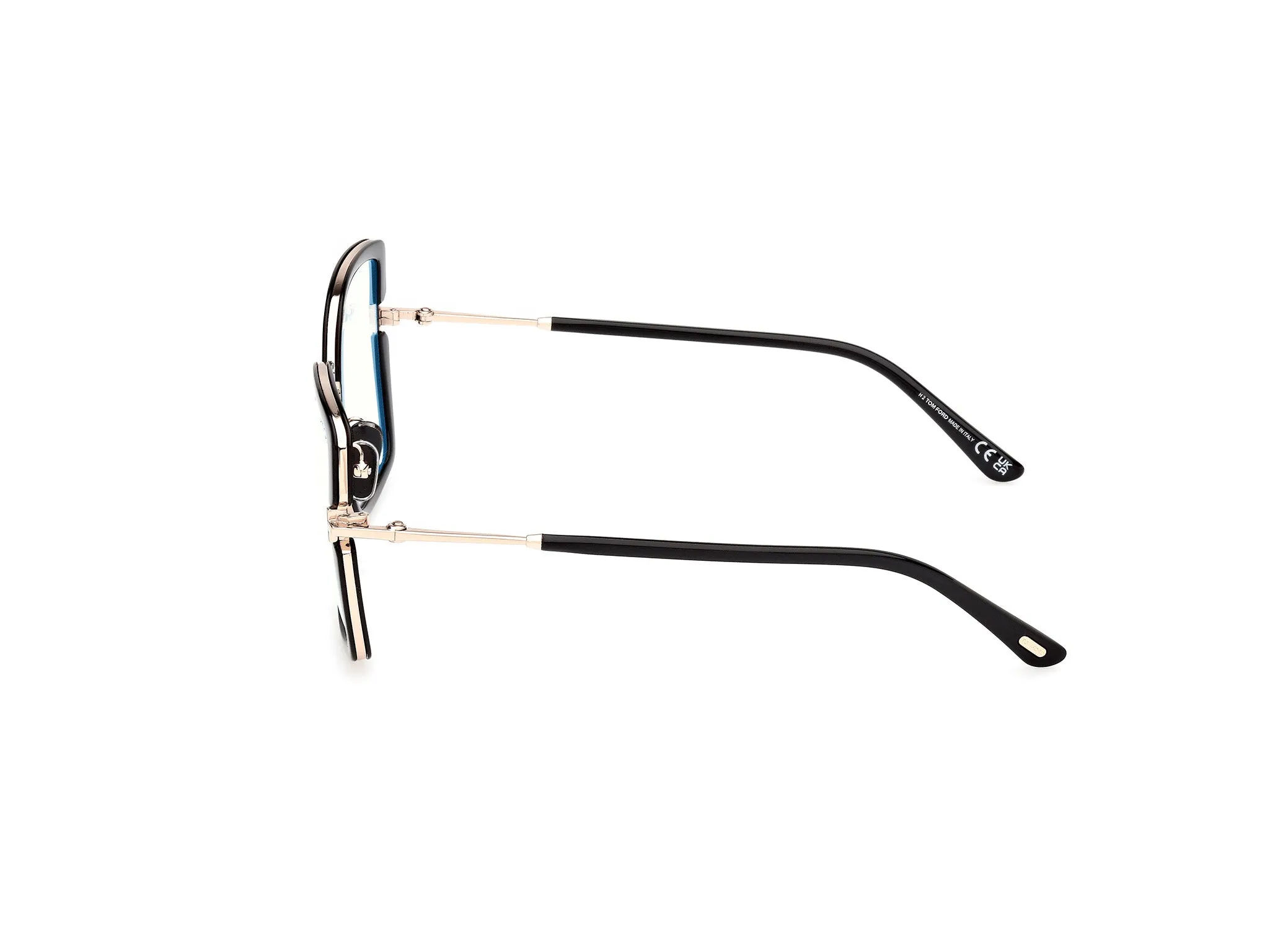 TOM FORD FT5985-B 1 Montature da vista Iniettato Nero Squadrata Normale - immagine 3