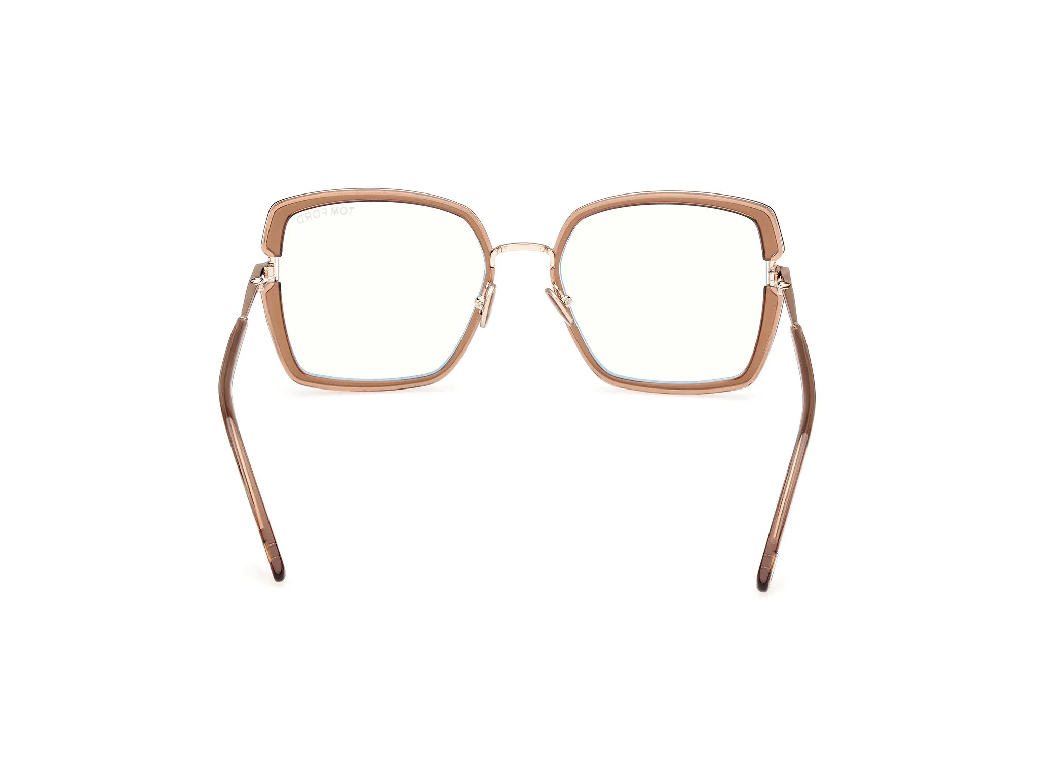 TOM FORD FT5985-B 45 Montature da vista Iniettato Marrone Squadrata Normale - immagine 4