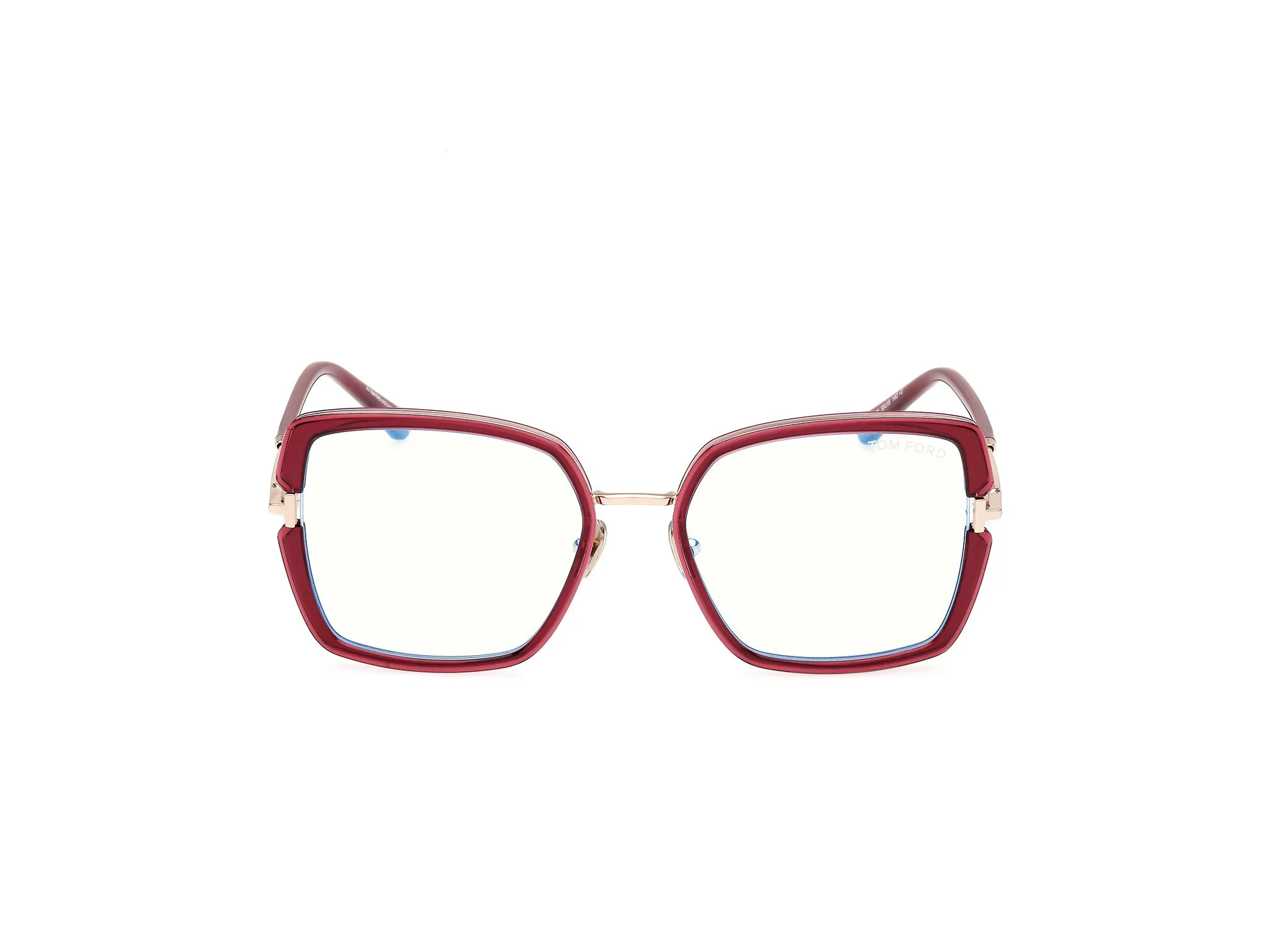TOM FORD FT5985-B 75 Montature da vista Iniettato Fucsia Squadrata Normale - immagine 2