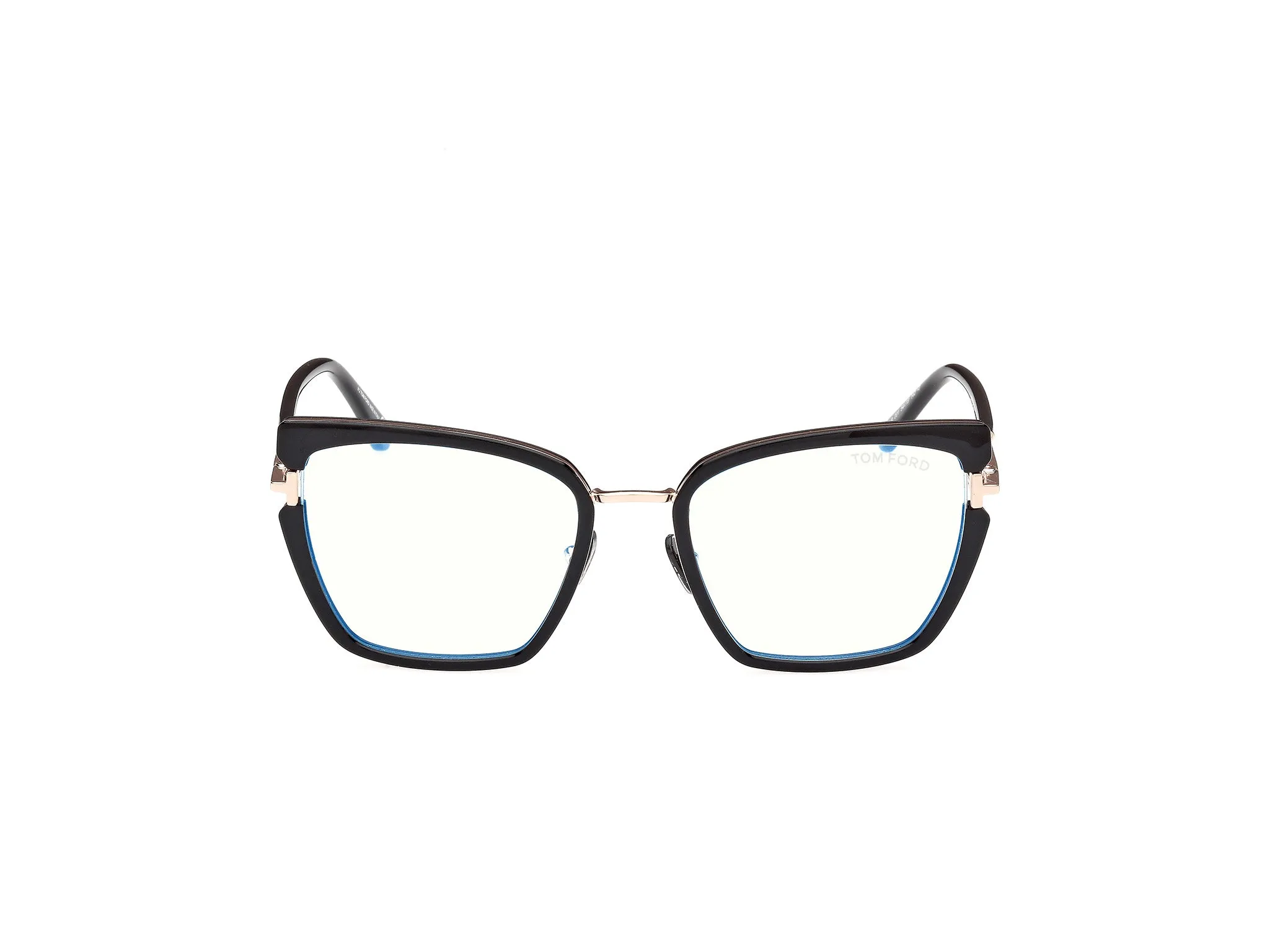 TOM FORD FT5984-B 1 Montature da vista Iniettato Nero Farfalla Normale - immagine 2