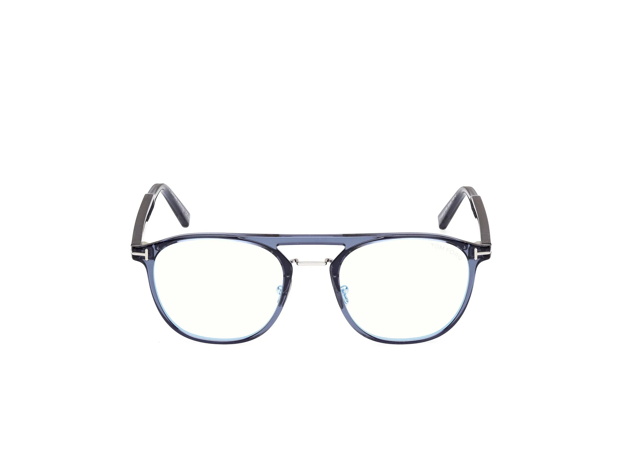 TOM FORD FT5982-B 90 Montature da vista Iniettato Blu Pilot Normale - immagine 2