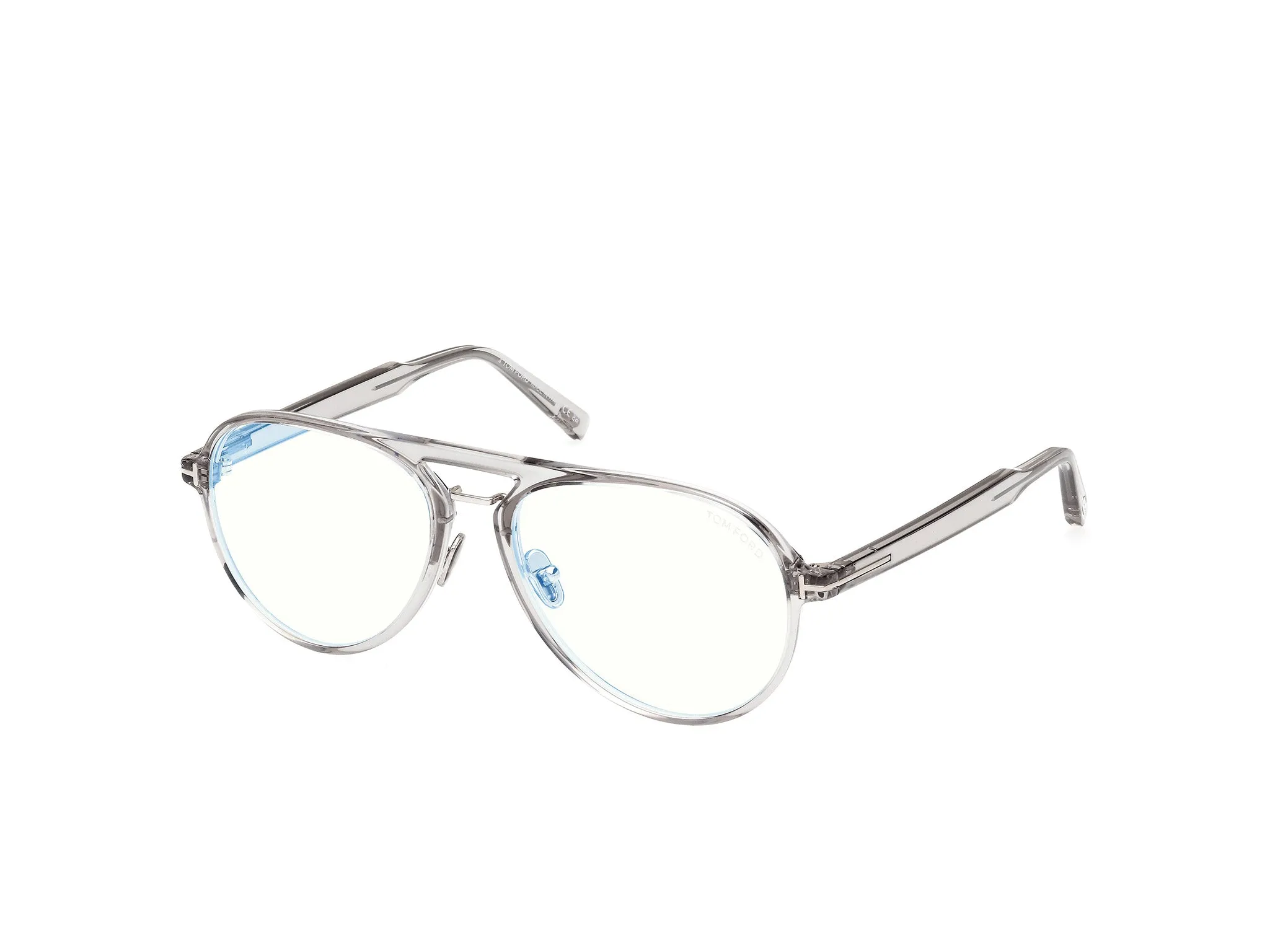 TOM FORD FT5981-B 20 Montature da vista Iniettato Grigio Pilot Normale - immagine 1