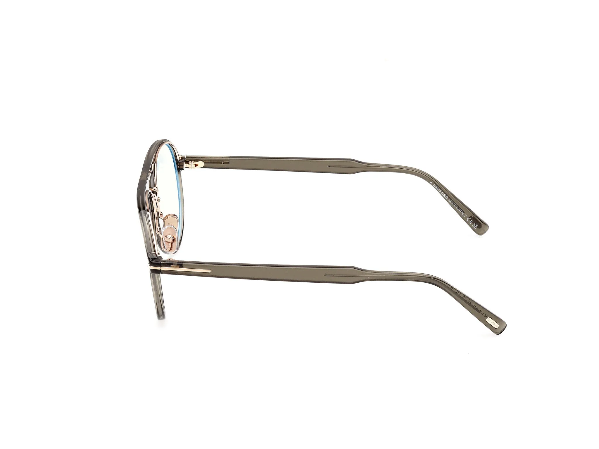 TOM FORD FT5981-B 93 Montature da vista Iniettato Verde Pilot Normale - immagine 3