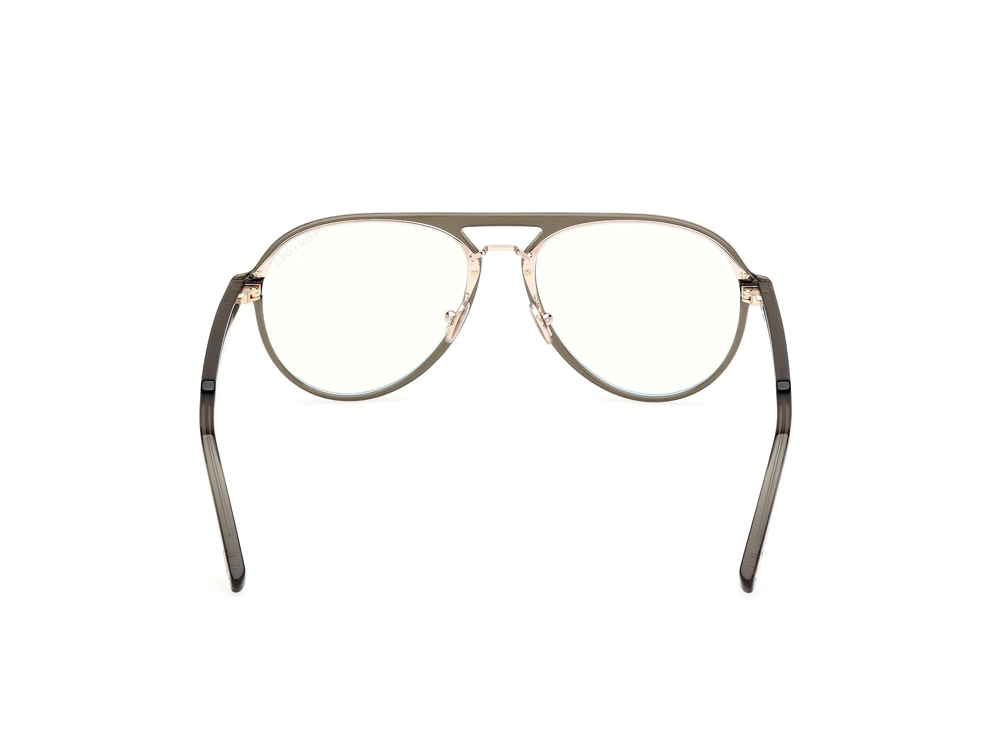 TOM FORD FT5981-B 93 Montature da vista Iniettato Verde Pilot Normale - immagine 4