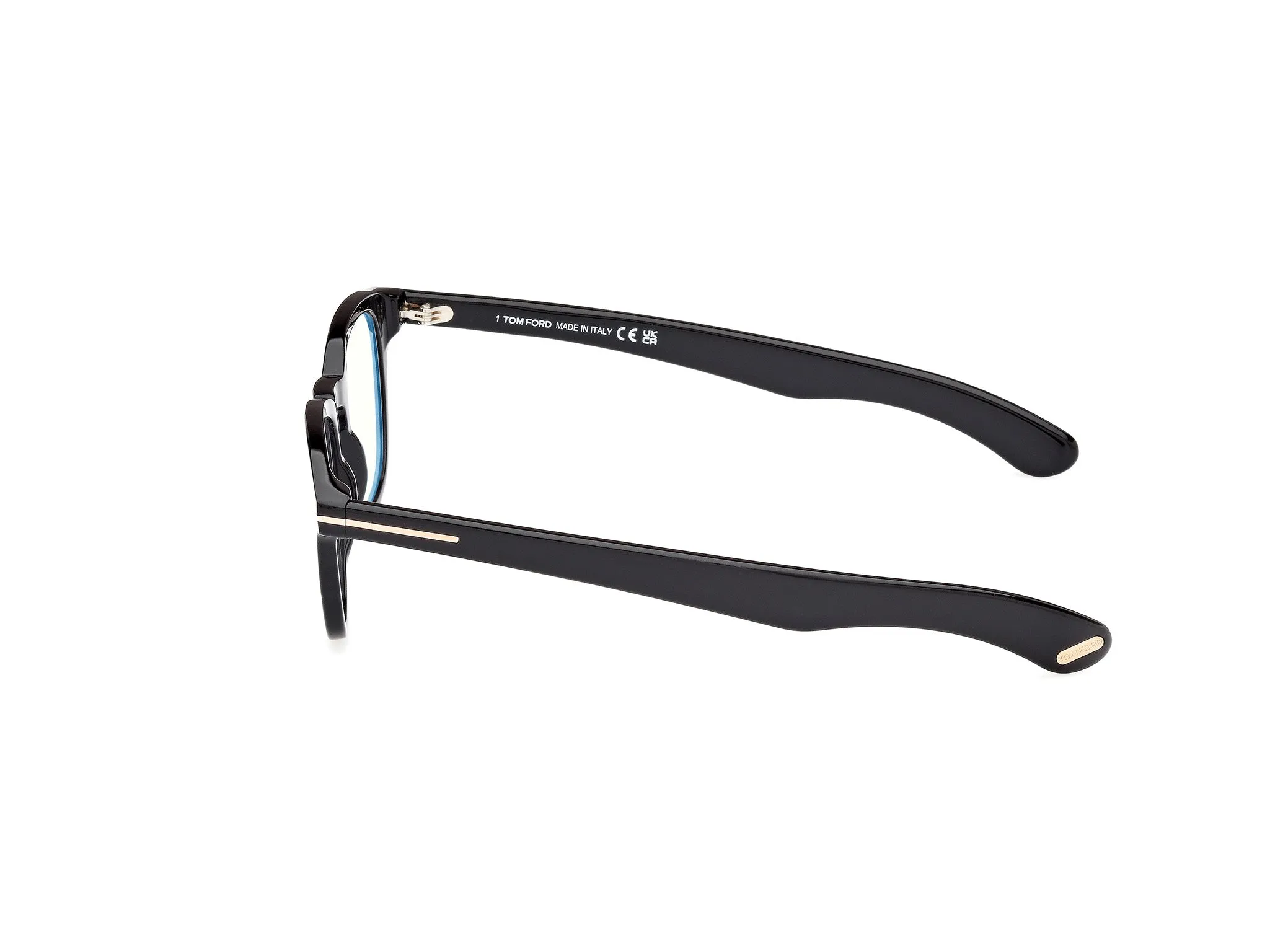 TOM FORD FT5976-B 1 Montature da vista Acetato Nero Rotonda Normale - immagine 3