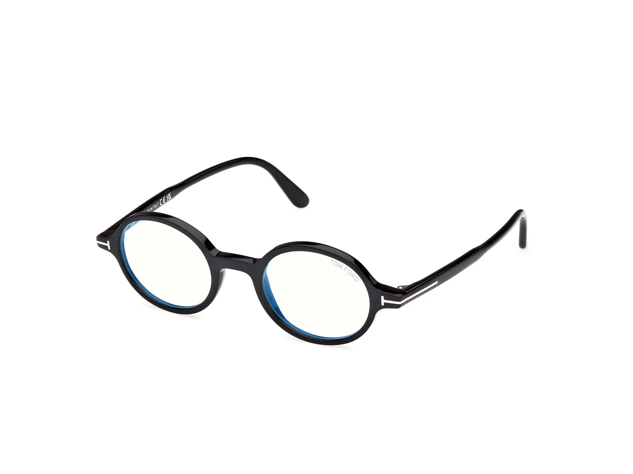 TOM FORD FT5975-B 1 Montature da vista Acetato Nero Rotonda Normale - immagine 1