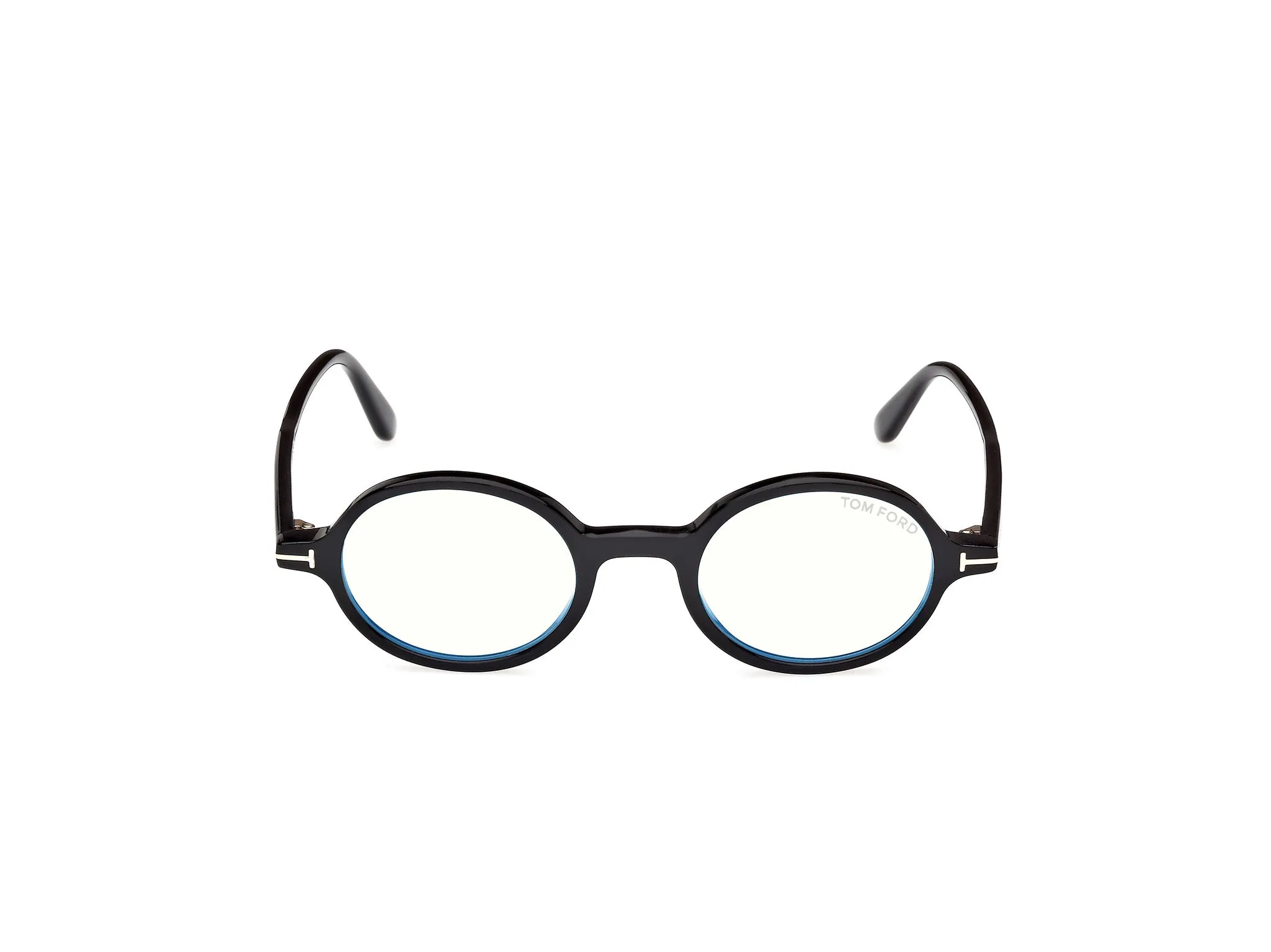 TOM FORD FT5975-B 1 Montature da vista Acetato Nero Rotonda Normale - immagine 2