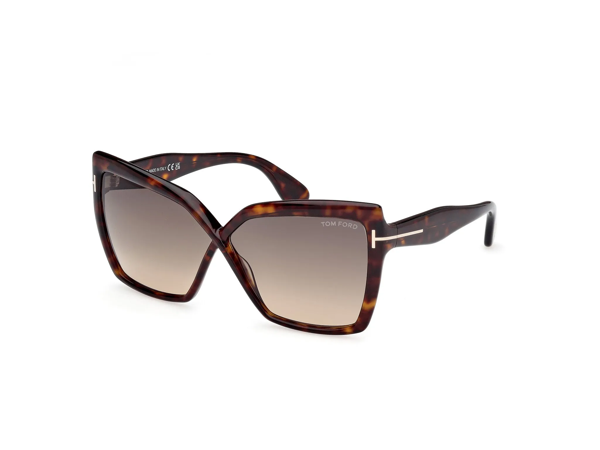 TOM FORD FT1195 FIORE 52B Occhiali da sole Acetato Farfalla Normale - immagine 1