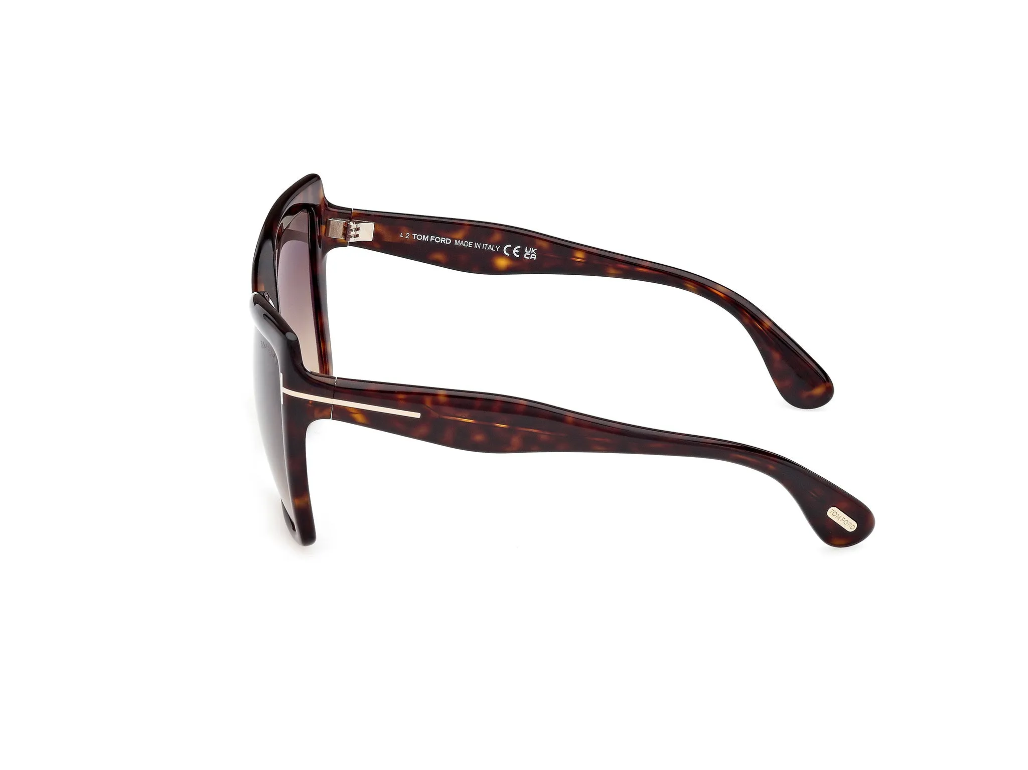 TOM FORD FT1195 FIORE 52B Occhiali da sole Acetato Farfalla Normale - immagine 3