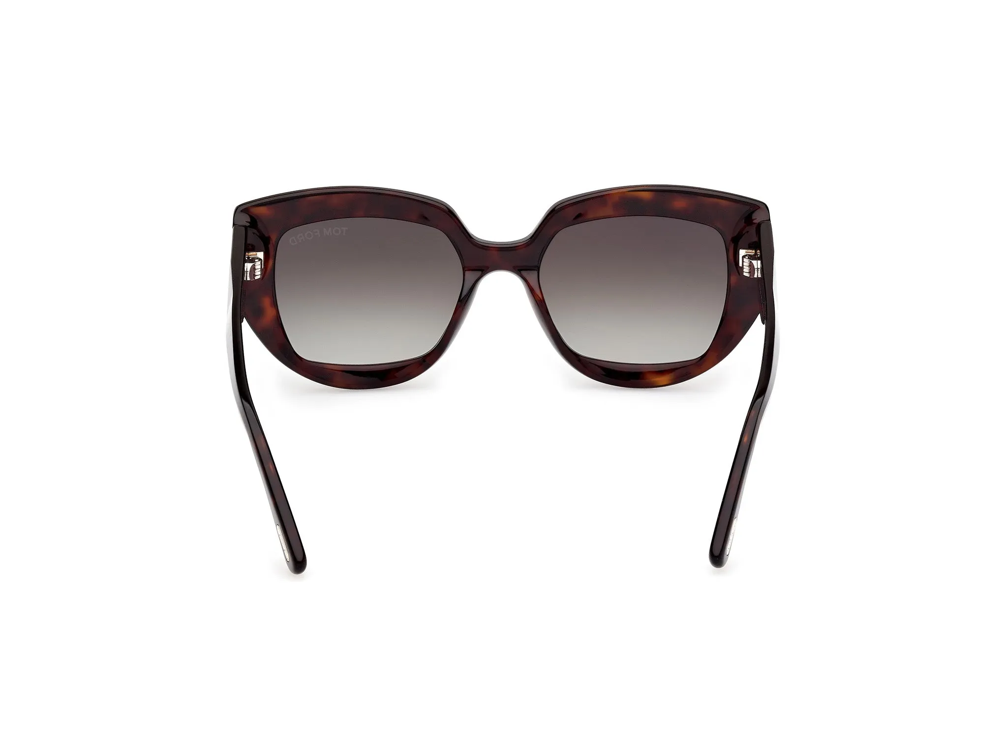TOM FORD FT1192 SALTZMAN 52B Occhiali da sole Acetato Havana Grigio Farfalla Normale Sfumato - immagine 4