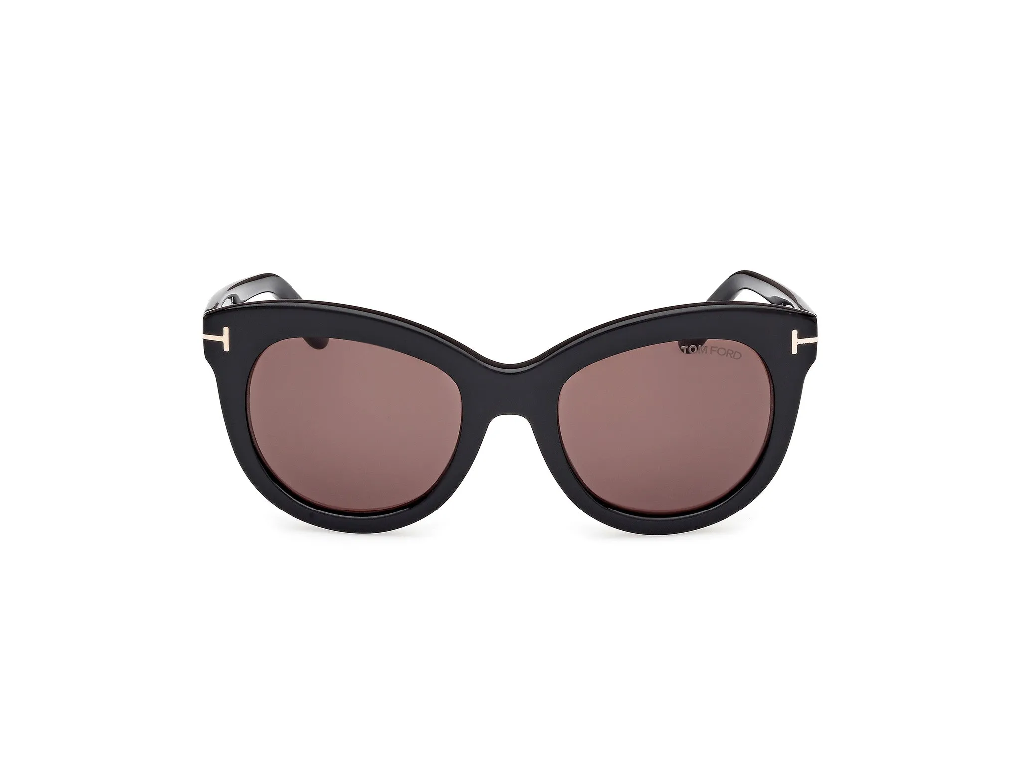 TOM FORD FT1189 ODETTE 01E Occhiali da sole Acetato Nero Marrone Farfalla Normale - immagine 2