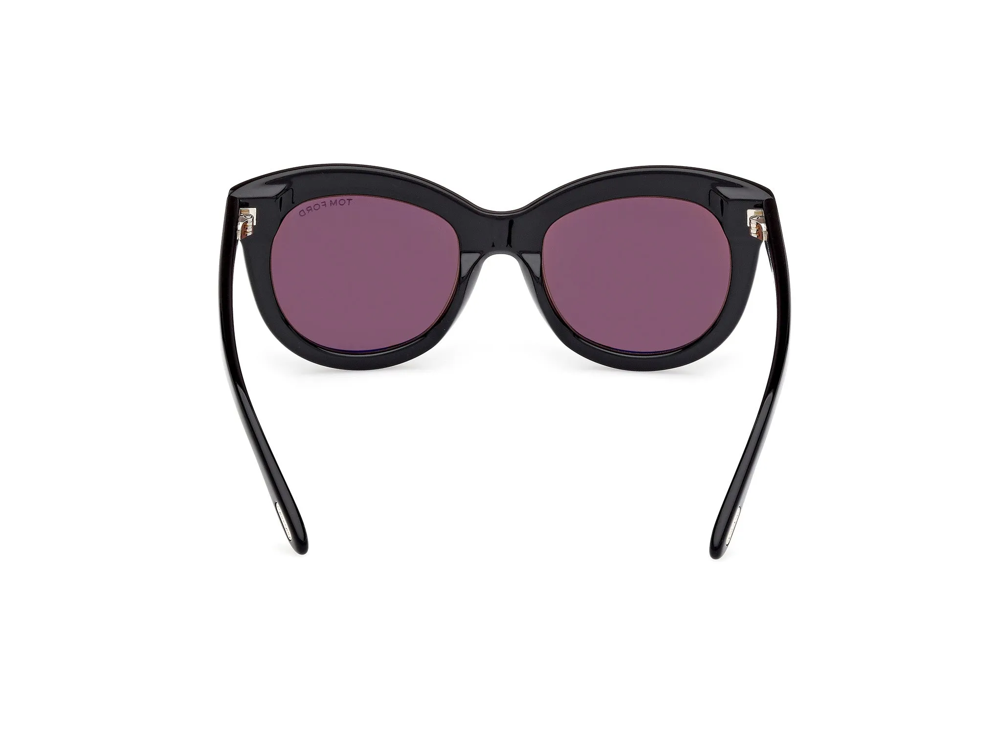 TOM FORD FT1189 ODETTE 01E Occhiali da sole Acetato Nero Marrone Farfalla Normale - immagine 4