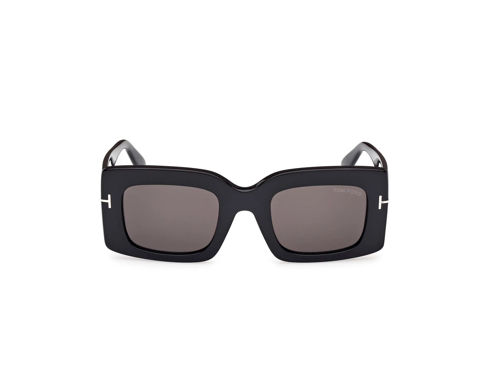 TOM FORD FT1188 BRIGITTA 01A Occhiali da sole Acetato Nero Fumo Squadrata Normale - immagine 2
