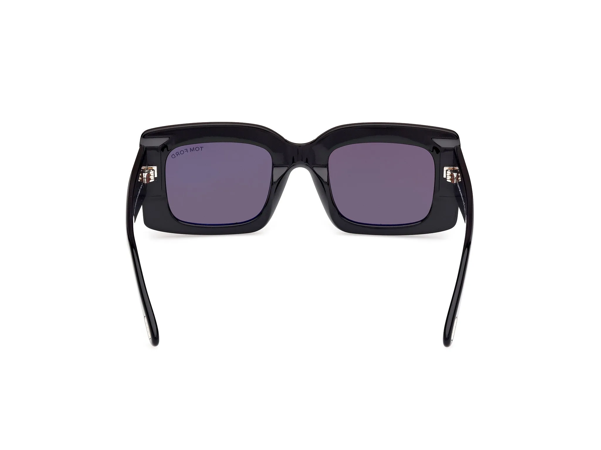 TOM FORD FT1188 BRIGITTA 01A Occhiali da sole Acetato Nero Fumo Squadrata Normale - immagine 4