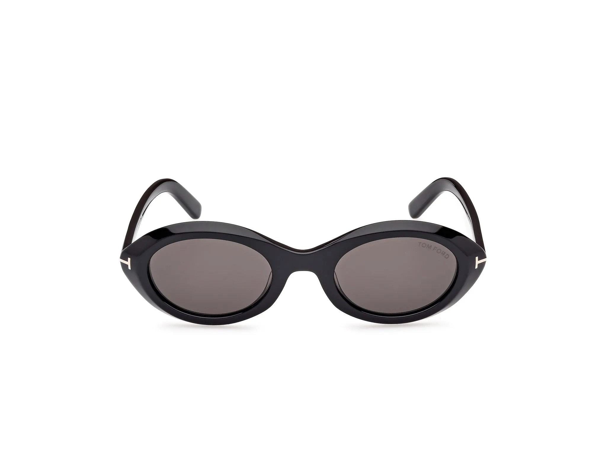 TOM FORD FT1186 CARMEN 01A Occhiali da sole Acetato Nero Fumo Rotonda Normale - immagine 2