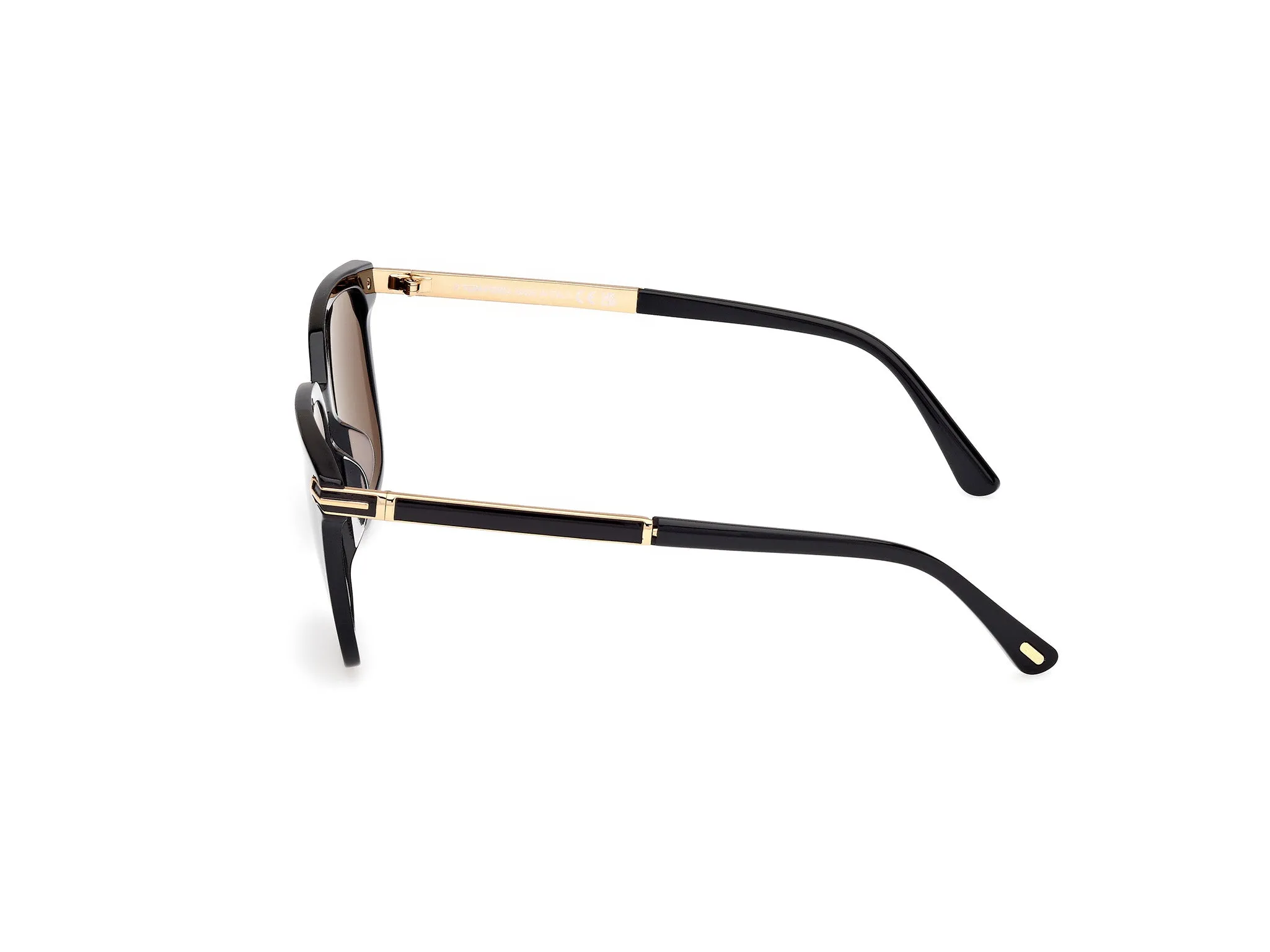 TOM FORD FT1183 JOCHEM 01A Occhiali da sole Acetato Nero Fumo Squadrata Normale - immagine 3