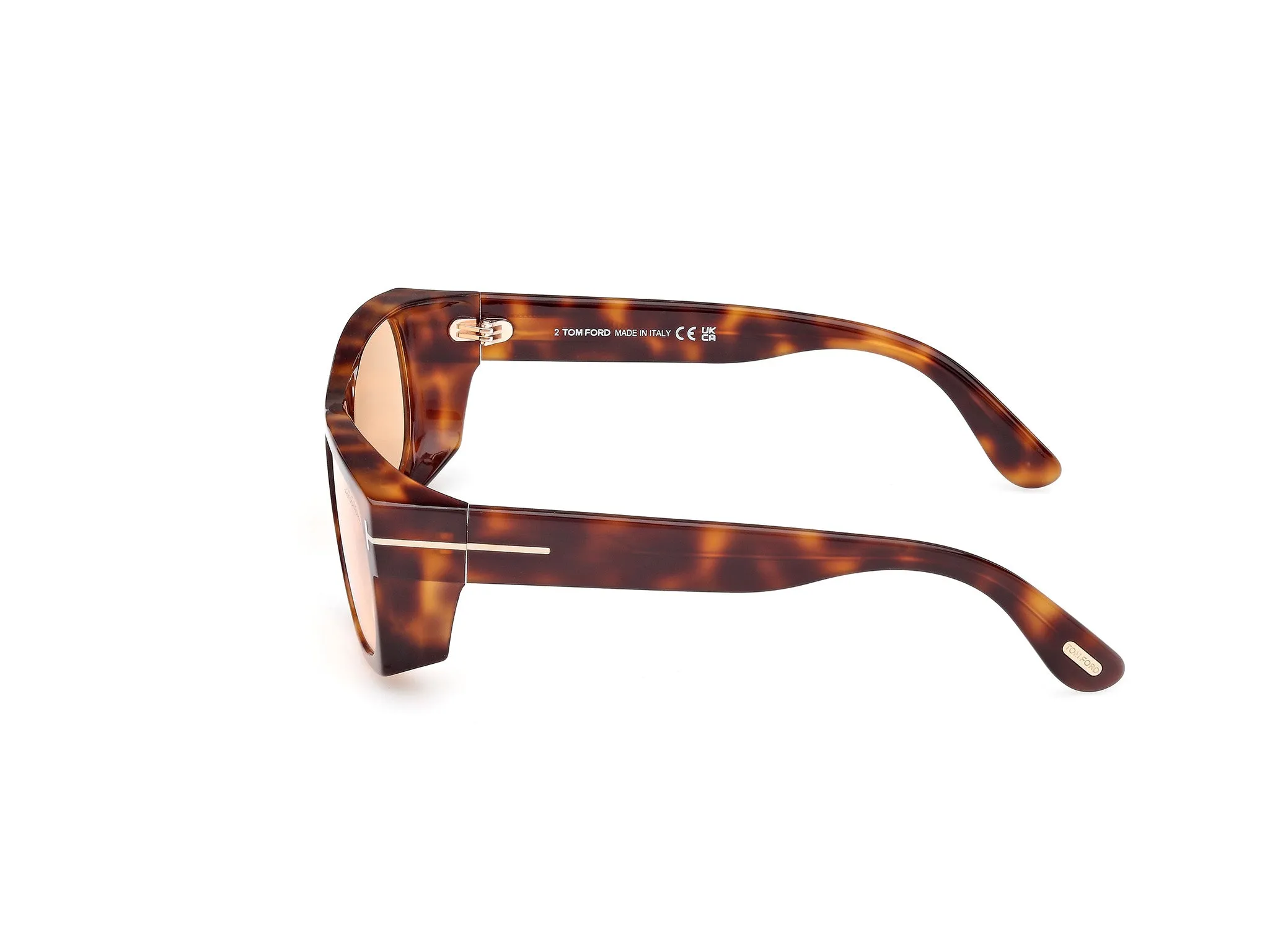TOM FORD FT1181 JUAN 53E Occhiali da sole Acetato Havana Marrone Squadrata Fotocromatiche - immagine 3