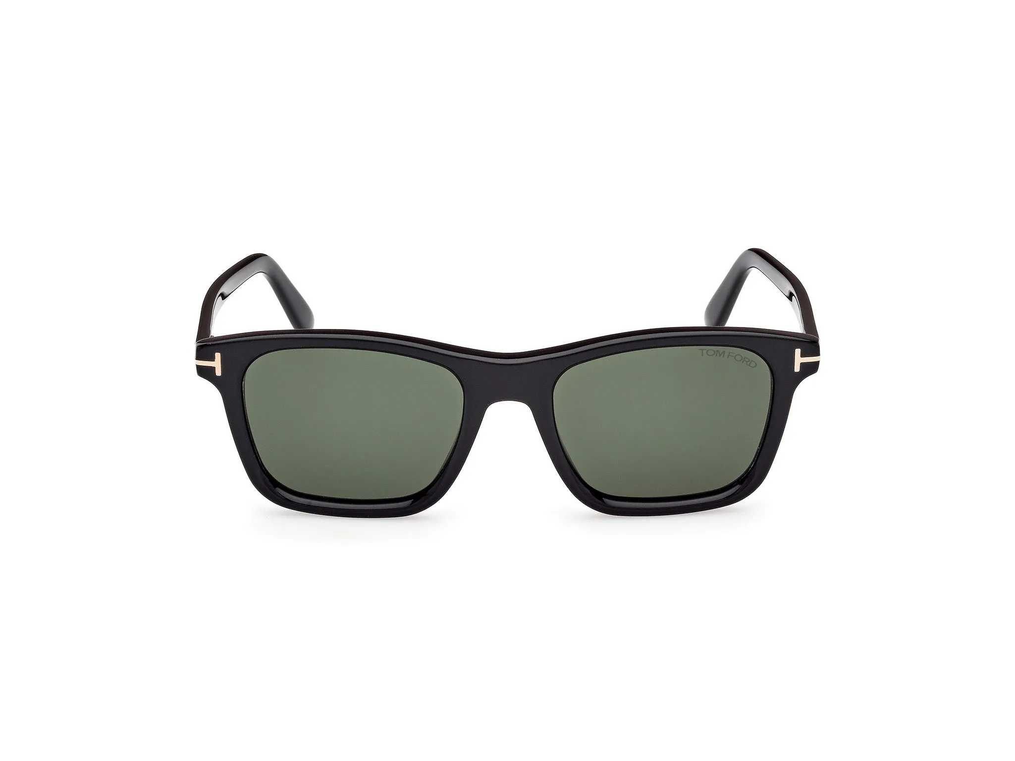 TOM FORD FT1179 BARRON 01N Occhiali da sole Acetato Nero Verde Squadrata Normale - immagine 2