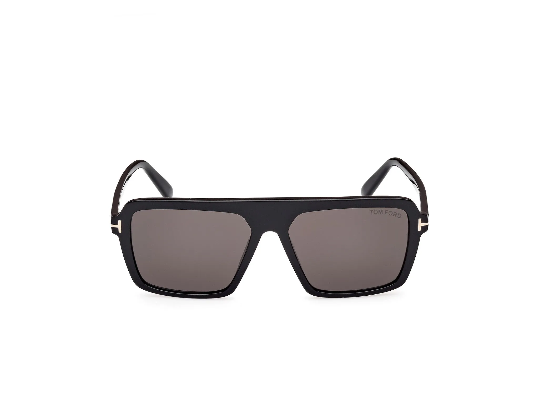 TOM FORD FT1176 VINCENT 01A Occhiali da sole Acetato Nero Fumo Pilot Normale - immagine 2
