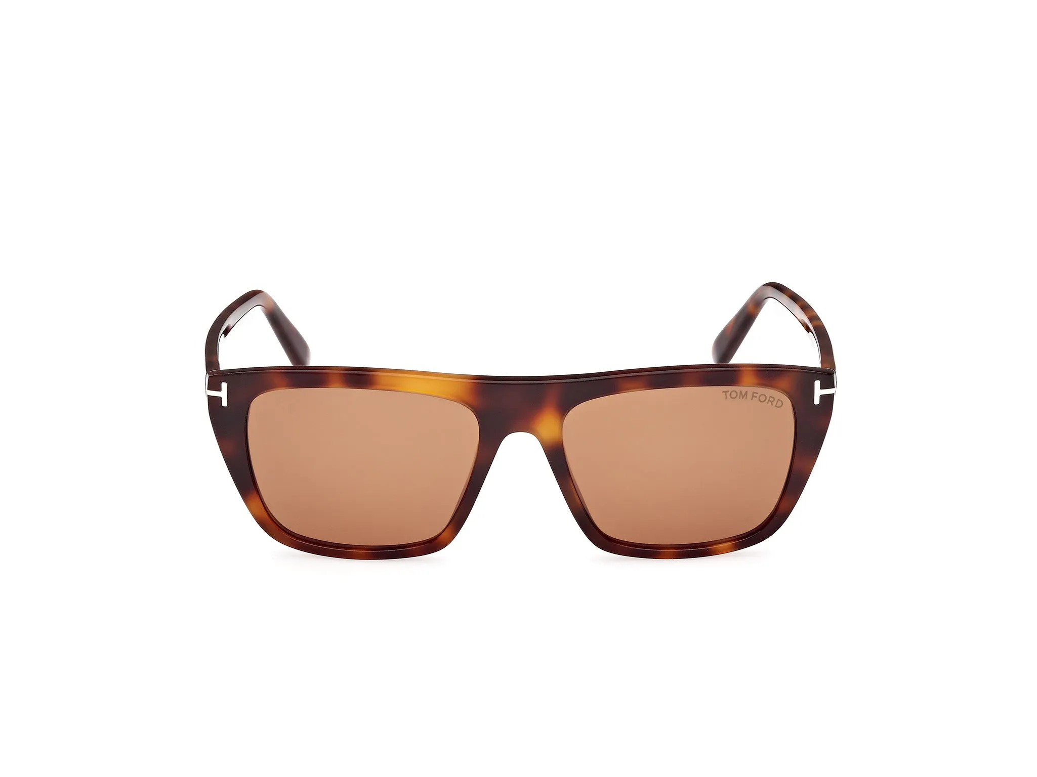 TOM FORD FT1175 ASLAN 53E Occhiali da sole Acetato Havana Marrone Squadrata Normale - immagine 2