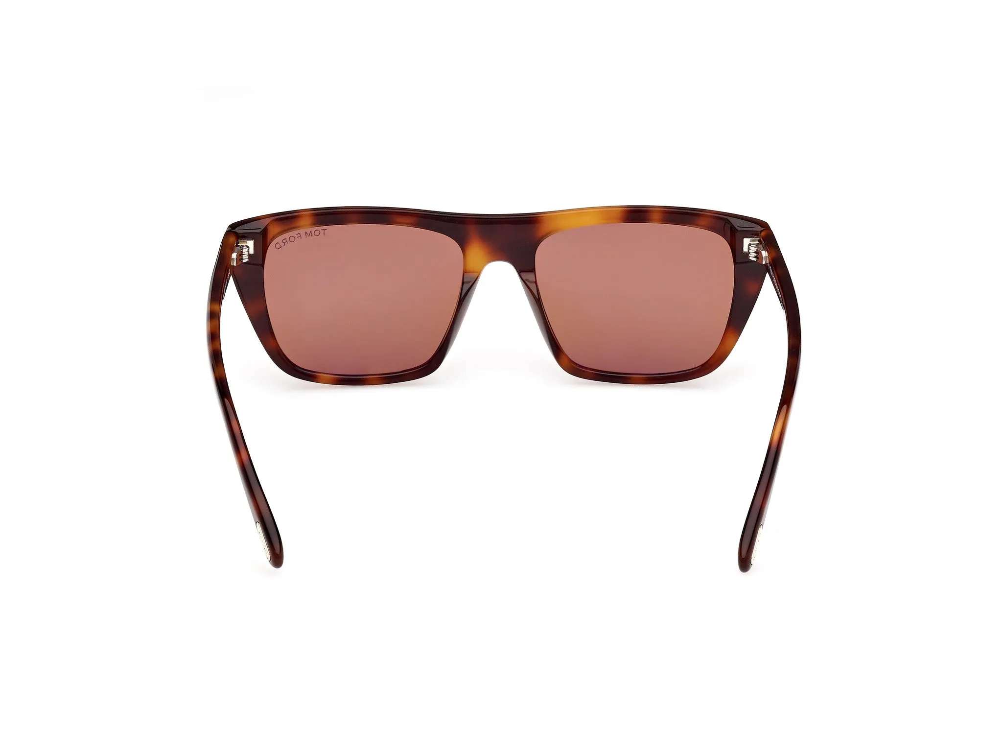 TOM FORD FT1175 ASLAN 53E Occhiali da sole Acetato Havana Marrone Squadrata Normale - immagine 4