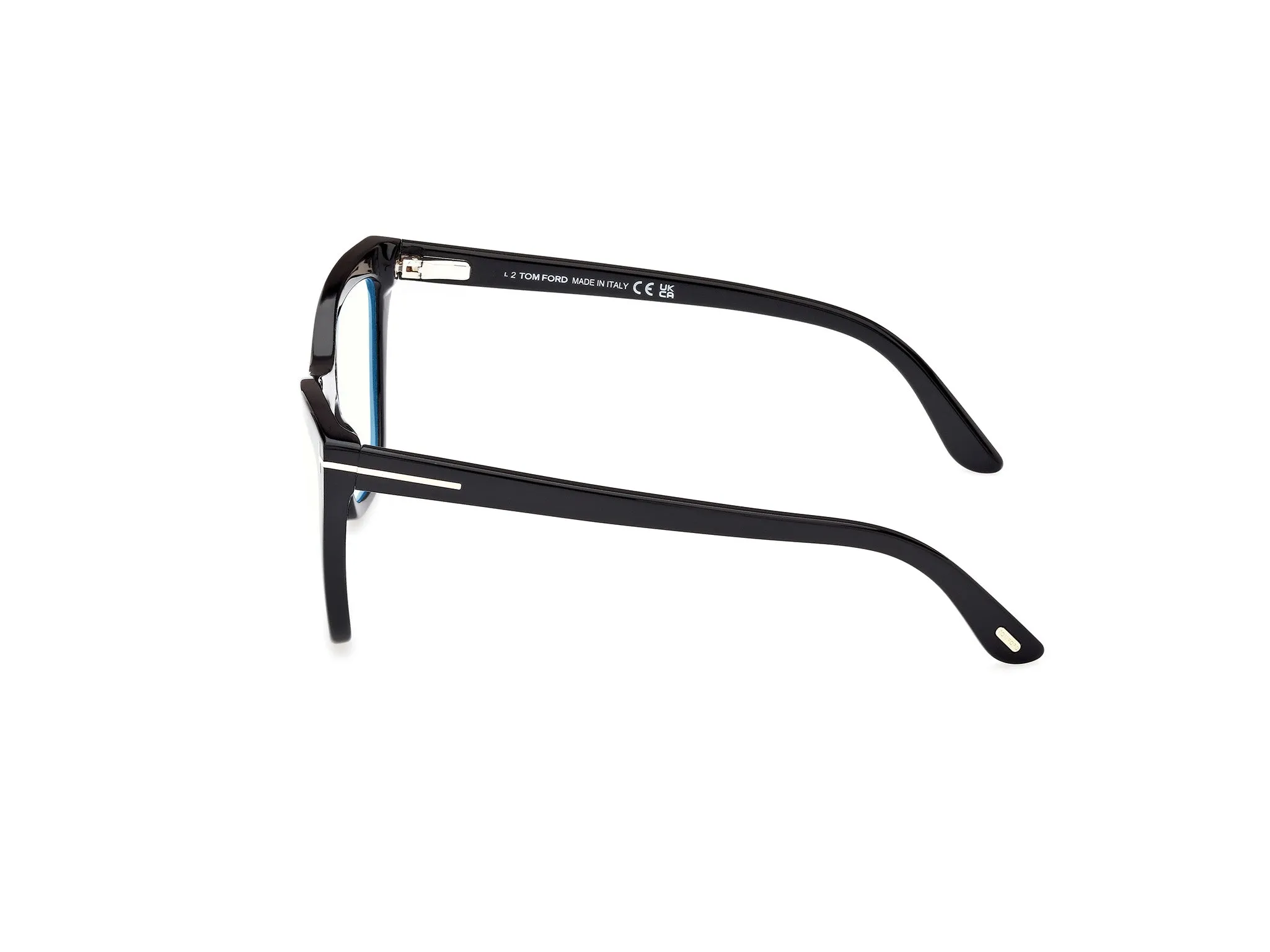 TOM FORD FT5971-B 1 Montature da vista Acetato Nero Cat Eye Normale - immagine 3