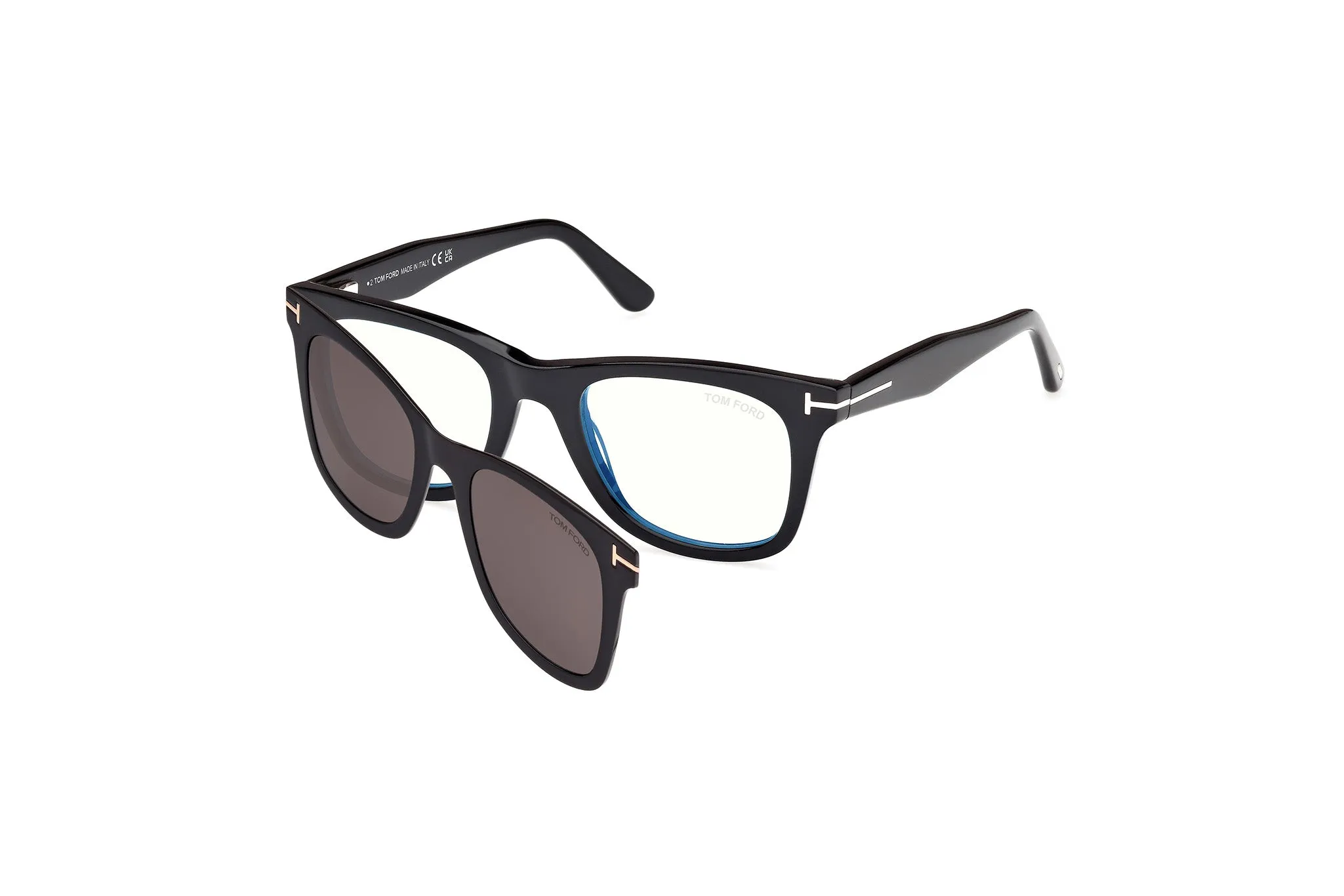 TOM FORD FT5970-B 1 Montature da vista Acetato Nero Squadrata Normale - immagine 1