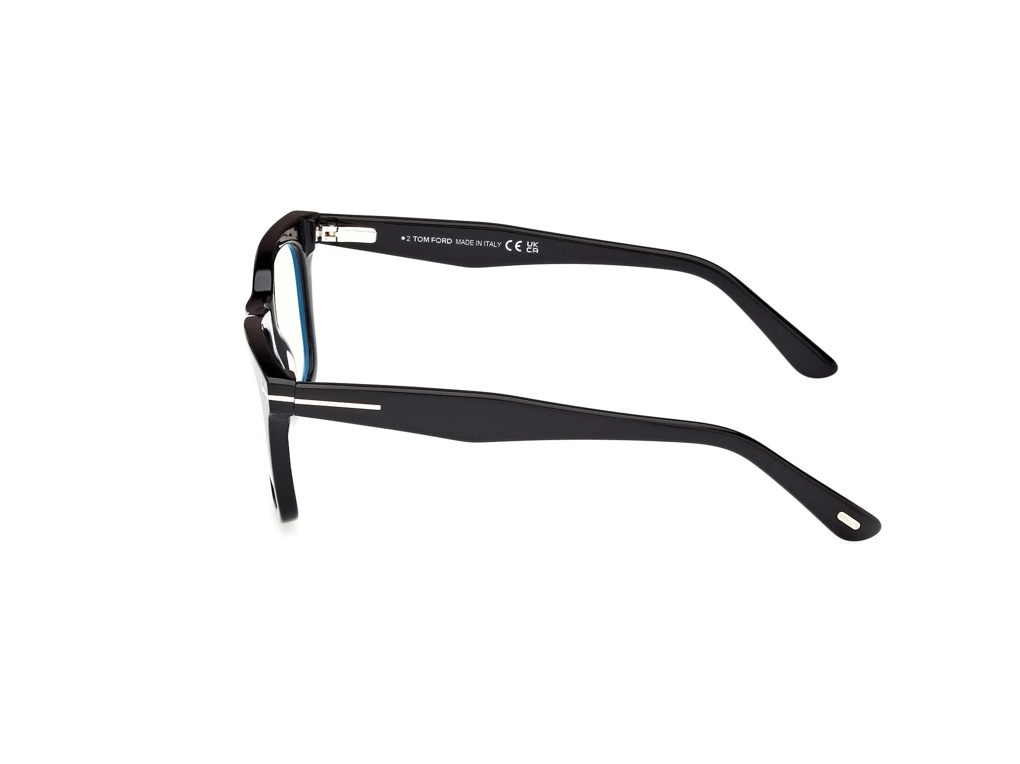 TOM FORD FT5970-B 1 Montature da vista Acetato Nero Squadrata Normale - immagine 3