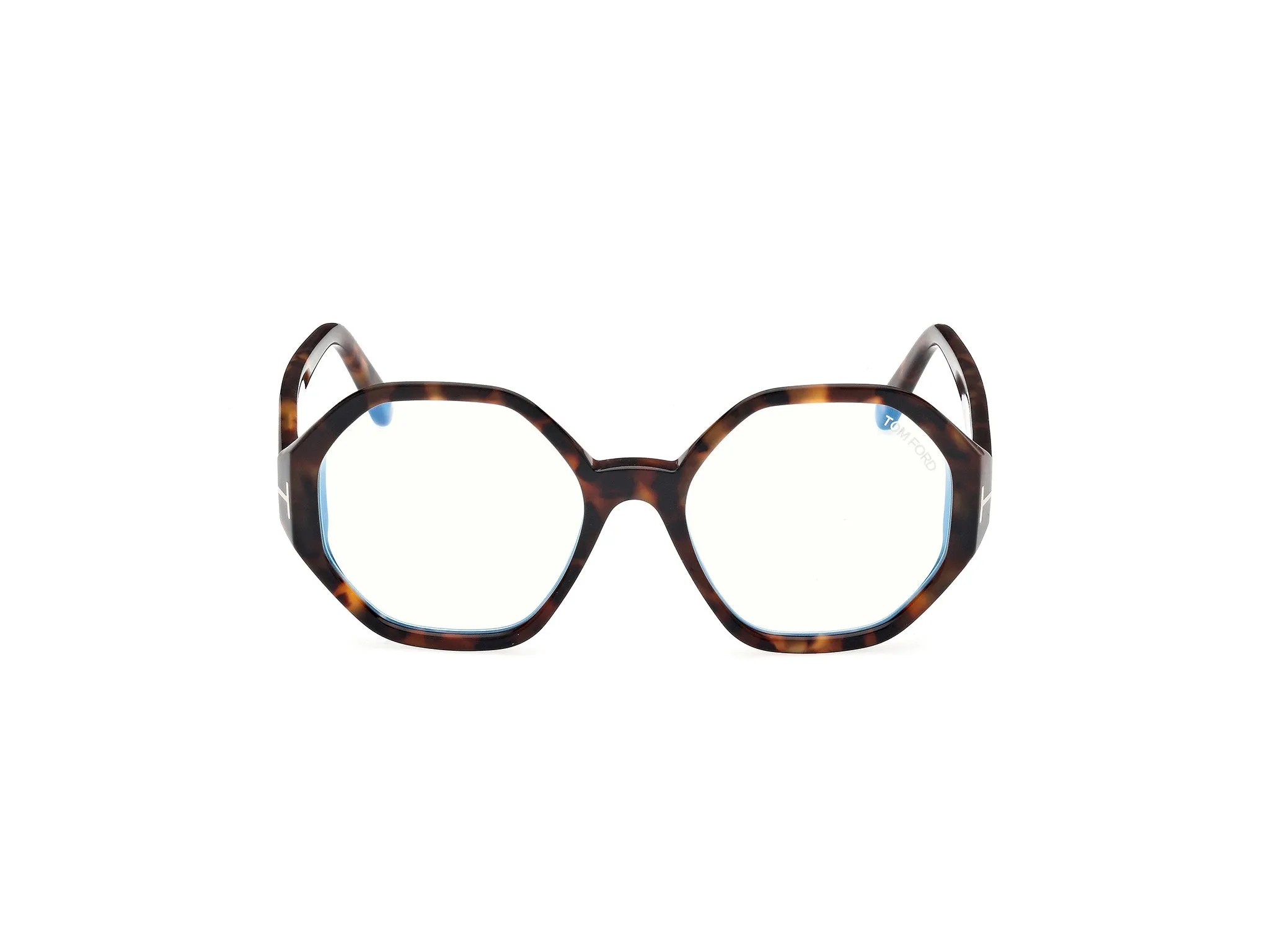 TOM FORD FT5967-B 52 Montature da vista Acetato Havana Geometrica Normale - immagine 2