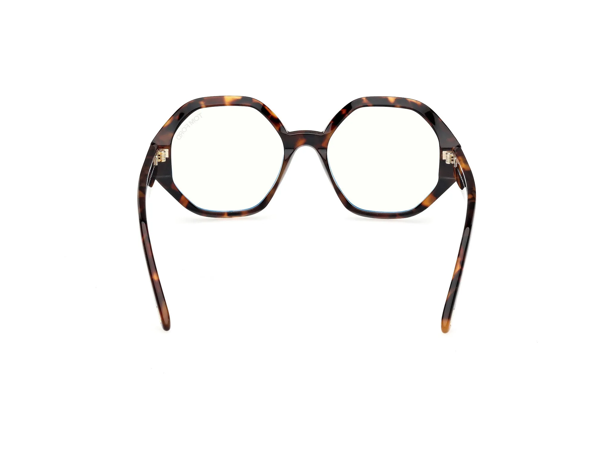 TOM FORD FT5967-B 52 Montature da vista Acetato Havana Geometrica Normale - immagine 4