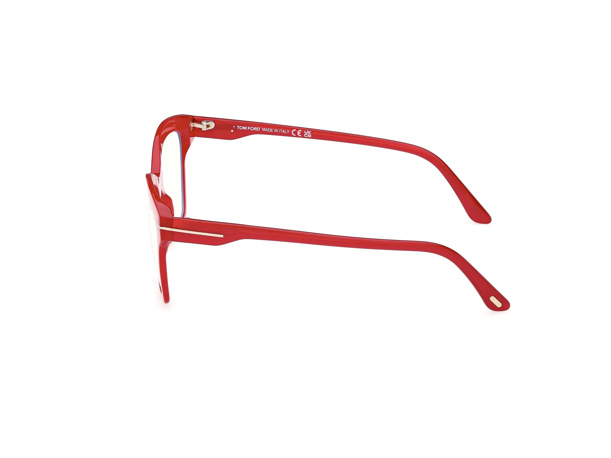 TOM FORD FT5965-B 75 Montature da vista Acetato Fucsia Squadrata Normale - immagine 3