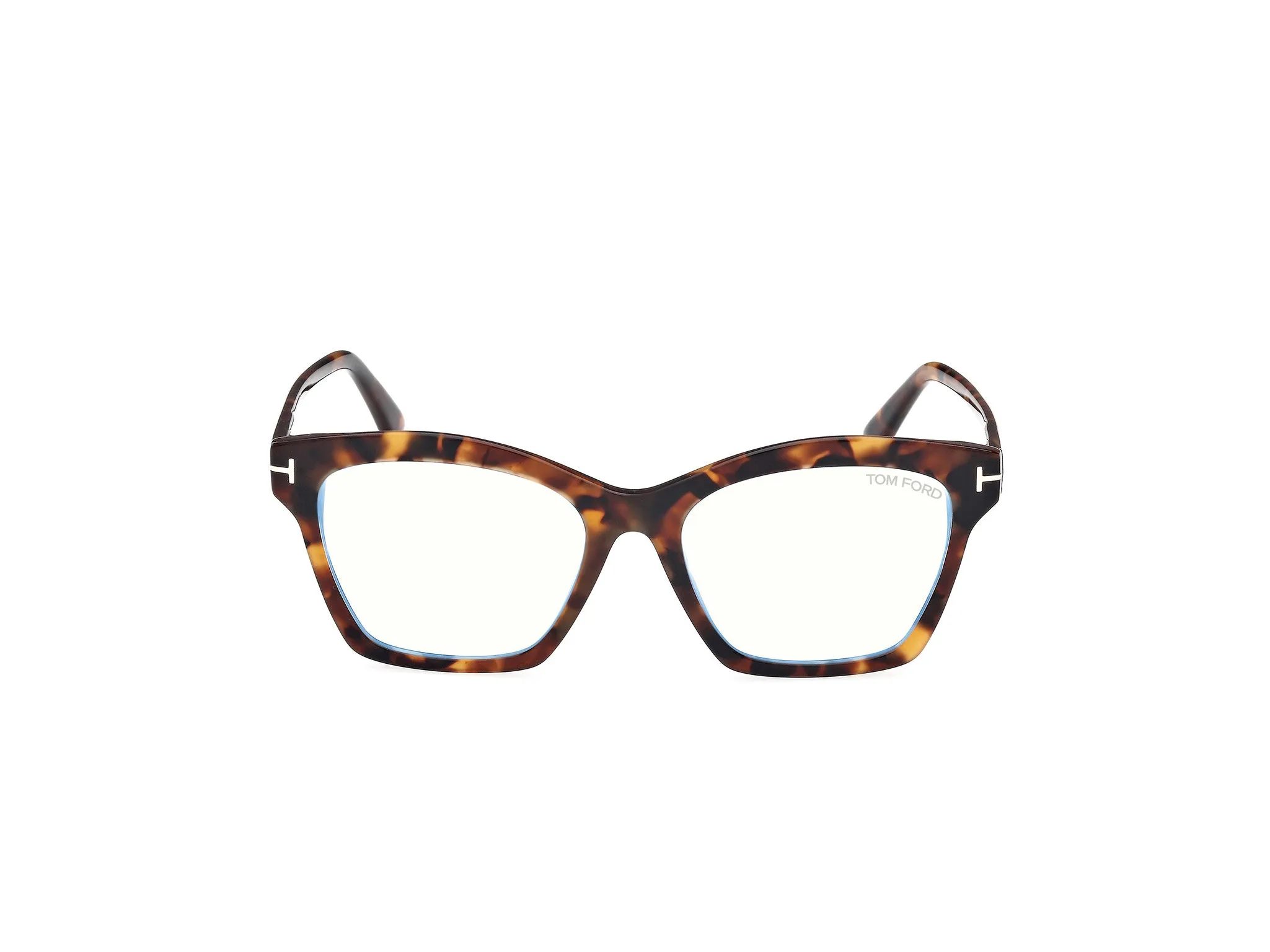 TOM FORD FT5965-B 52 Montature da vista Acetato Havana Squadrata Normale - immagine 2
