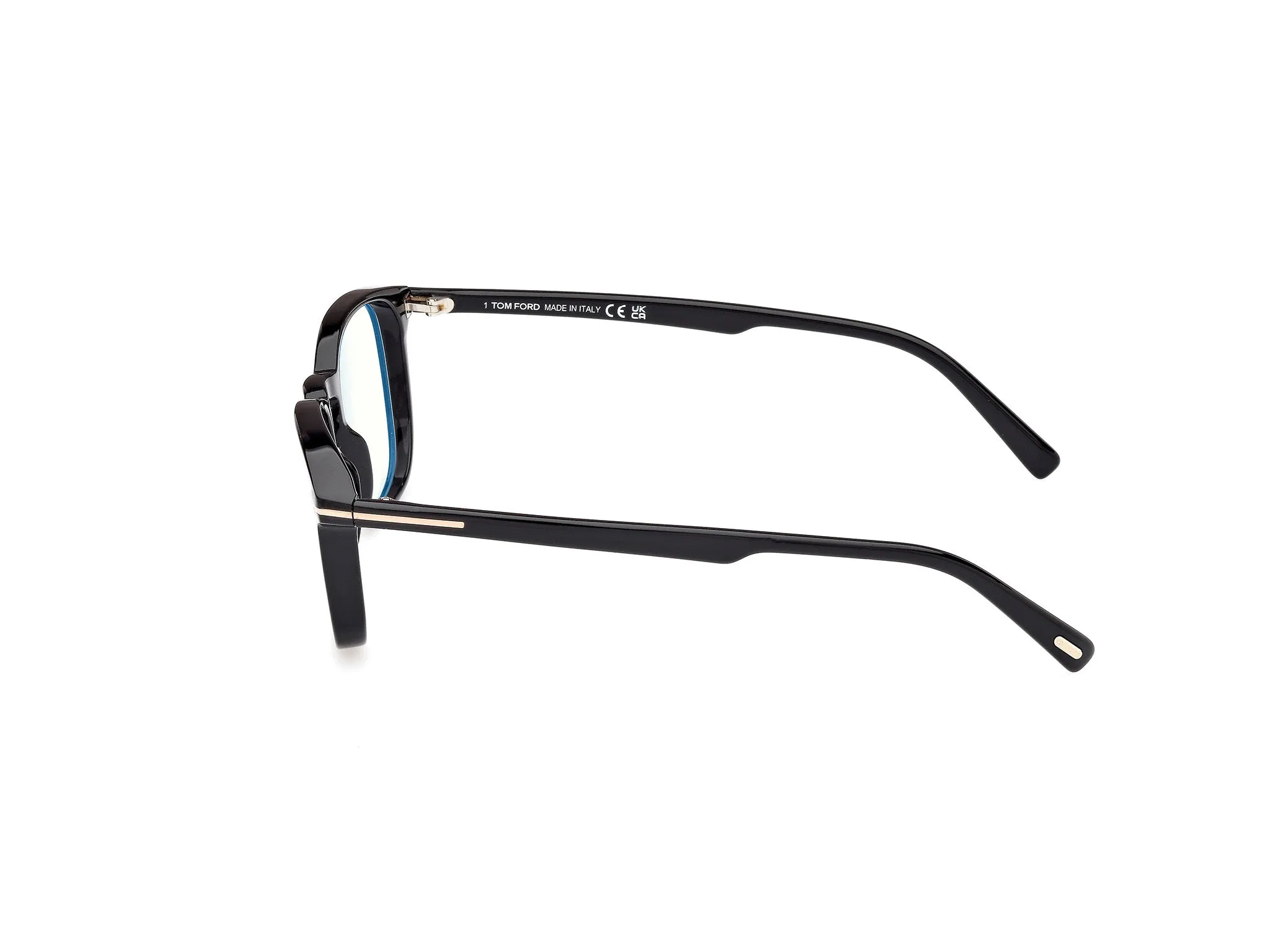 TOM FORD FT5960-B 1 Montature da vista Acetato Nero Squadrata Normale - immagine 3