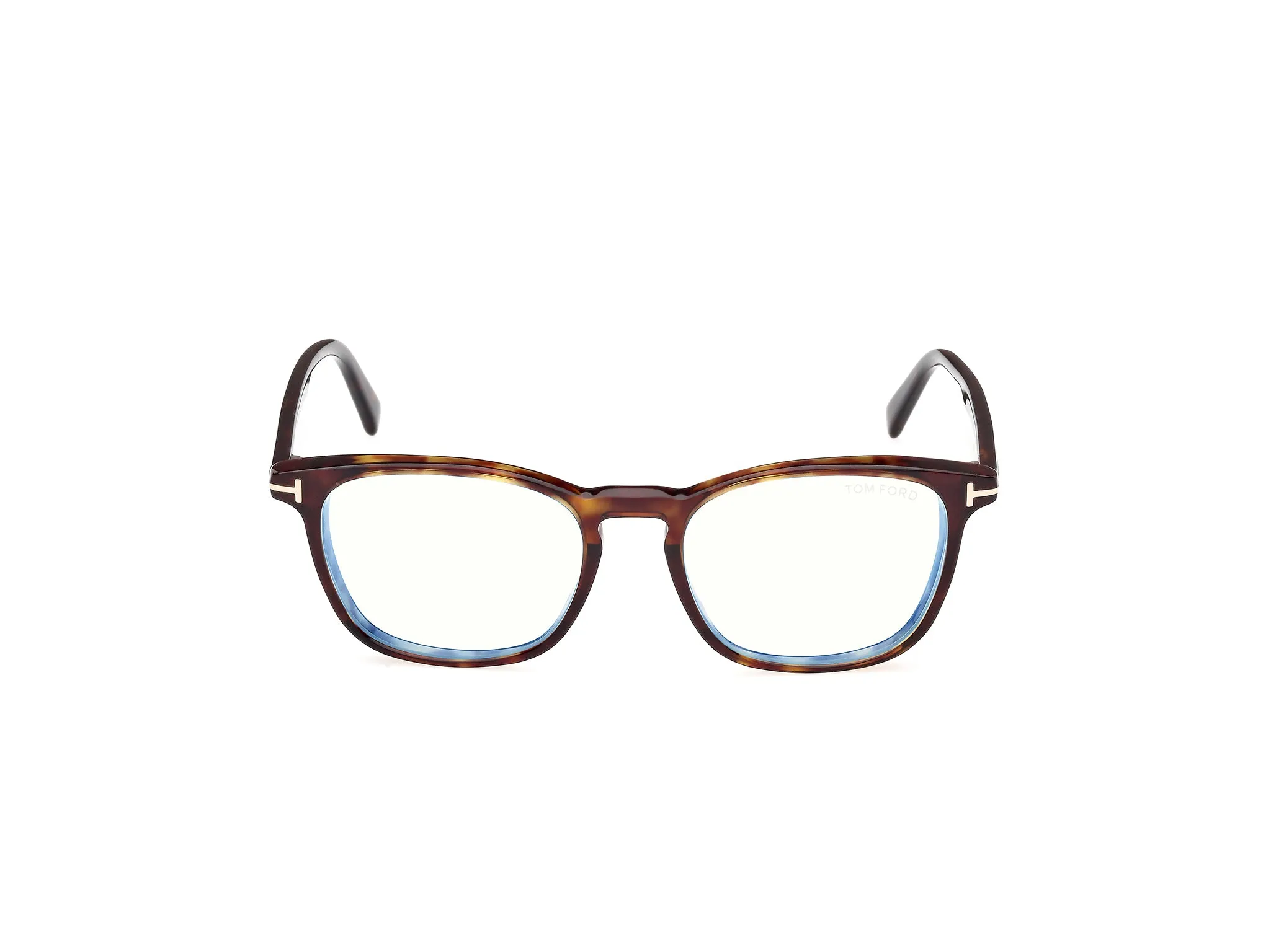 TOM FORD FT5960-B 52 Montature da vista Acetato Havana Squadrata Normale - immagine 2