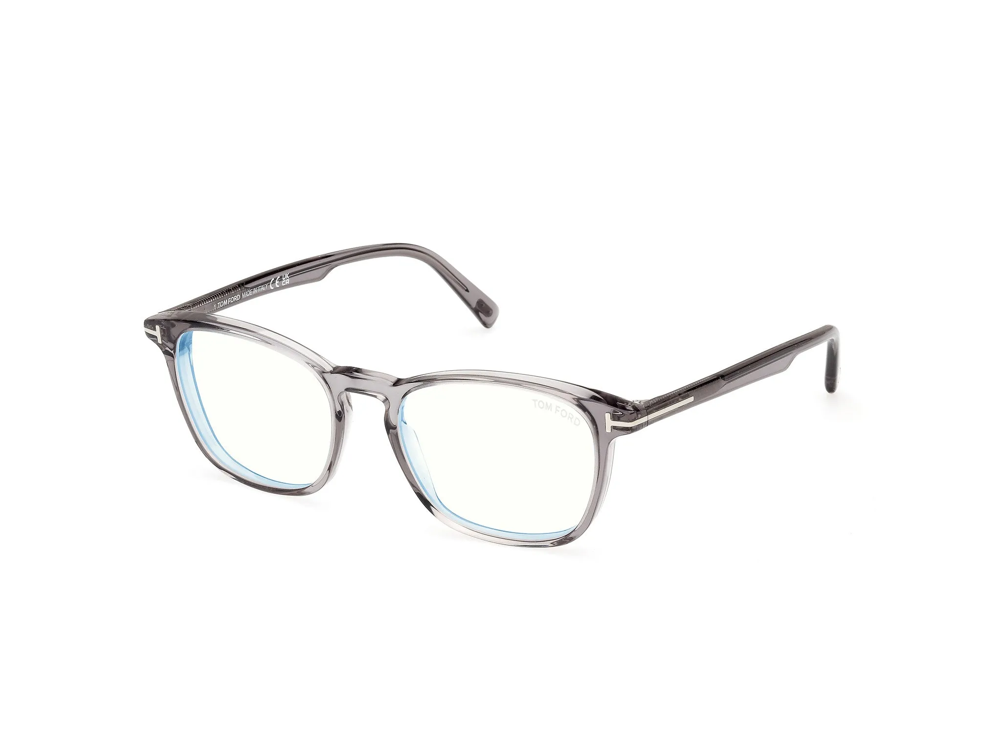 TOM FORD FT5960-B 20 Montature da vista Acetato Grigio Squadrata Normale - immagine 1