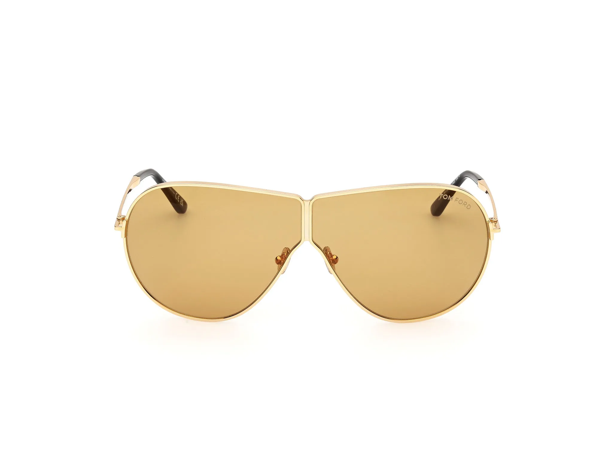 TOM FORD FT1158 KEATING 30E Occhiali da sole Metallo Oro Giallo Pilot Normale - immagine 2