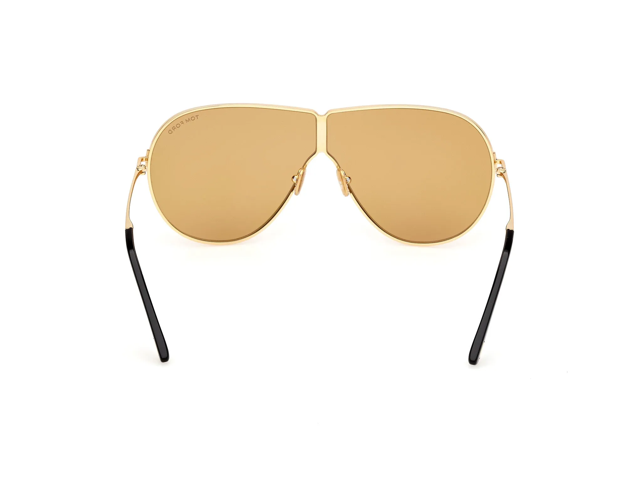 TOM FORD FT1158 KEATING 30E Occhiali da sole Metallo Oro Giallo Pilot Normale - immagine 4