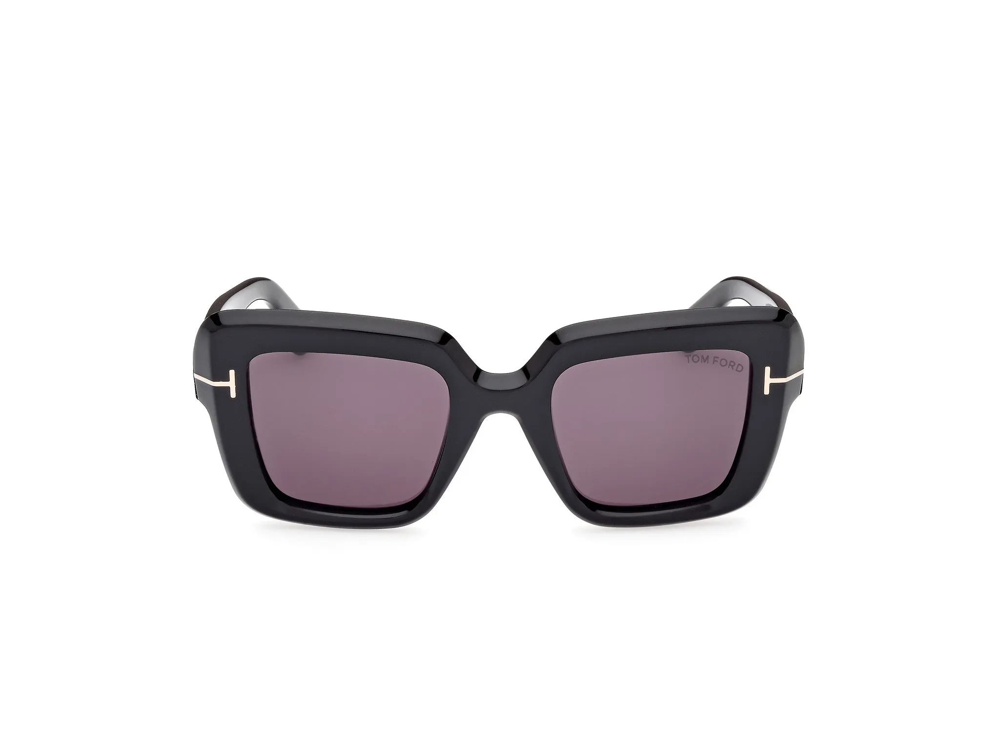 TOM FORD FT1157 ESME 01A Occhiali da sole Acetato Nero Fumo Squadrata Normale - immagine 2
