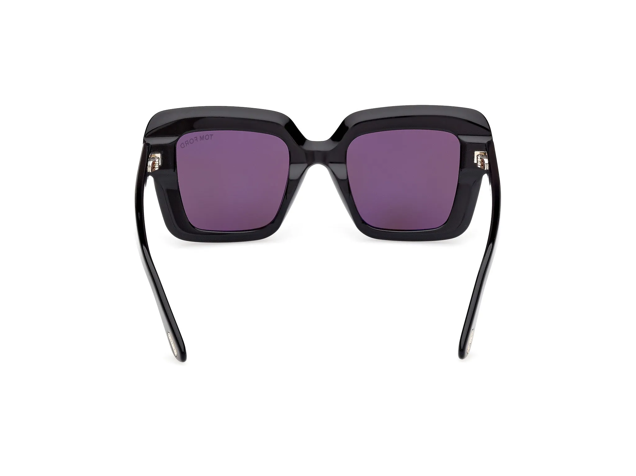 TOM FORD FT1157 ESME 01A Occhiali da sole Acetato Nero Fumo Squadrata Normale - immagine 4