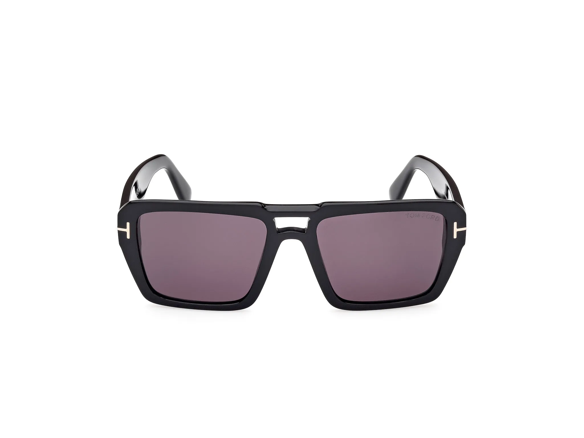 TOM FORD FT1153 REDFORD 01A Occhiali da sole Acetato Nero Fumo Squadrata Normale - immagine 2