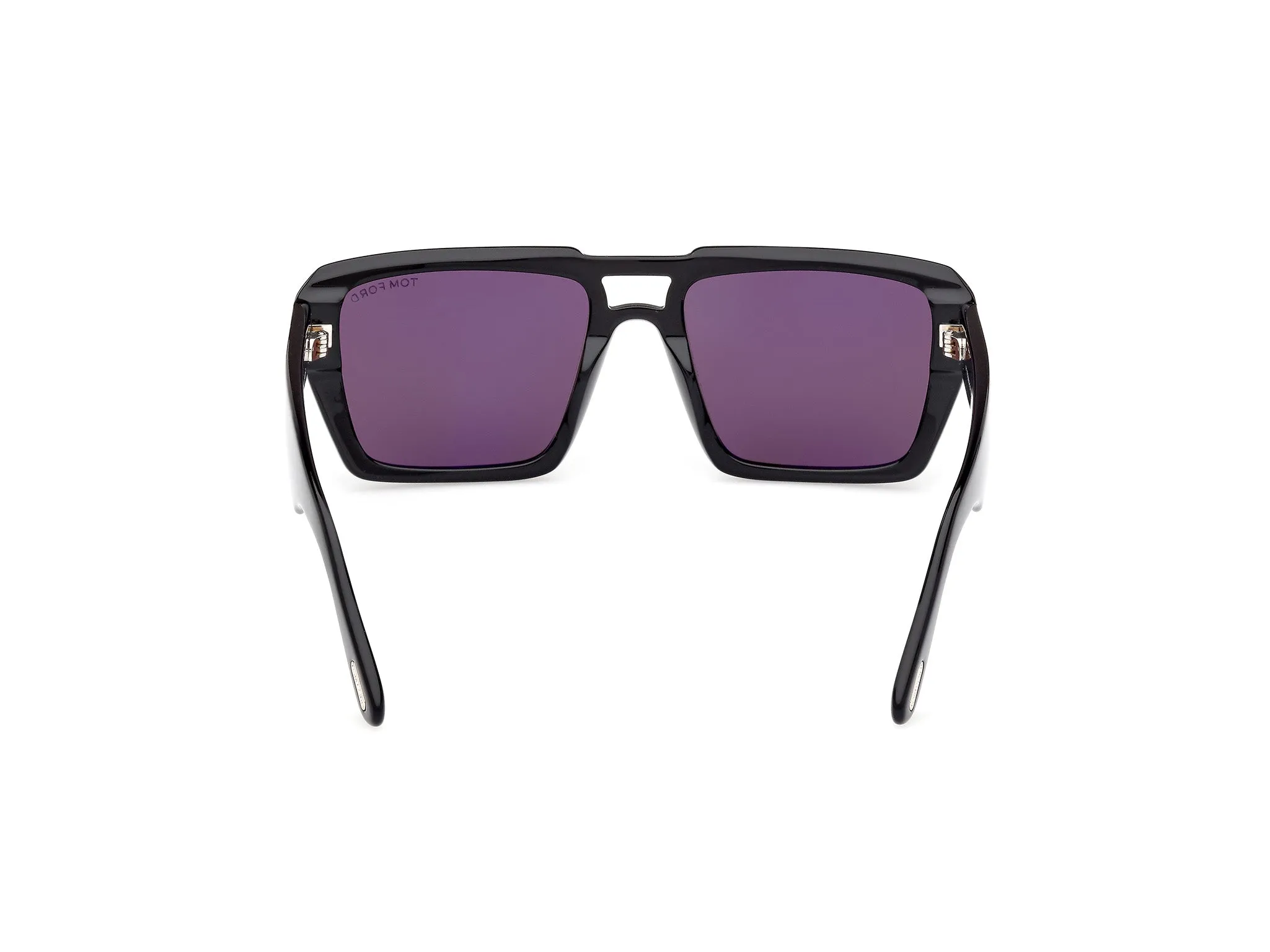 TOM FORD FT1153 REDFORD 01A Occhiali da sole Acetato Nero Fumo Squadrata Normale - immagine 4